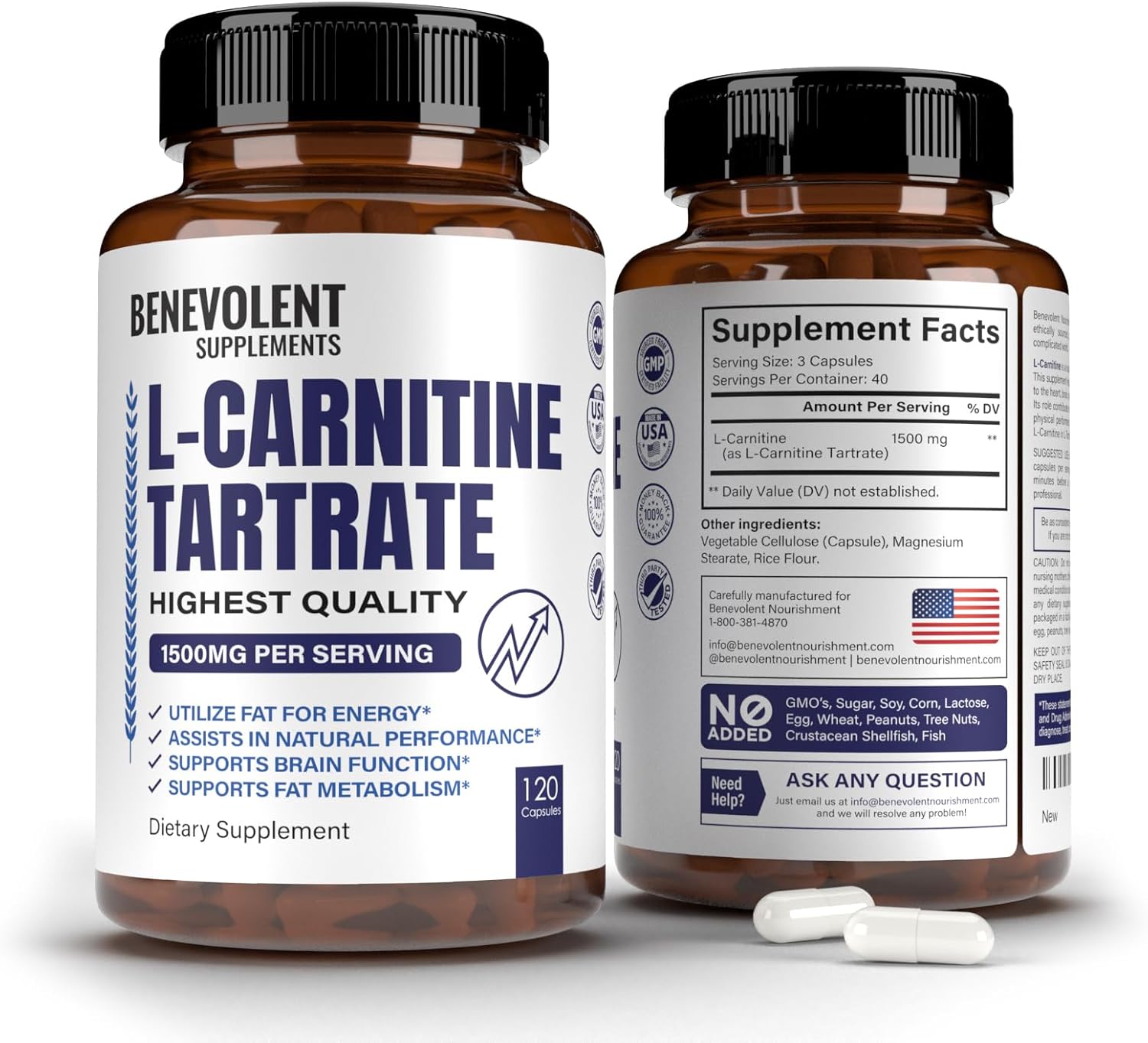 Premium L-Carnitine Tartrate Supplement: Hero Images