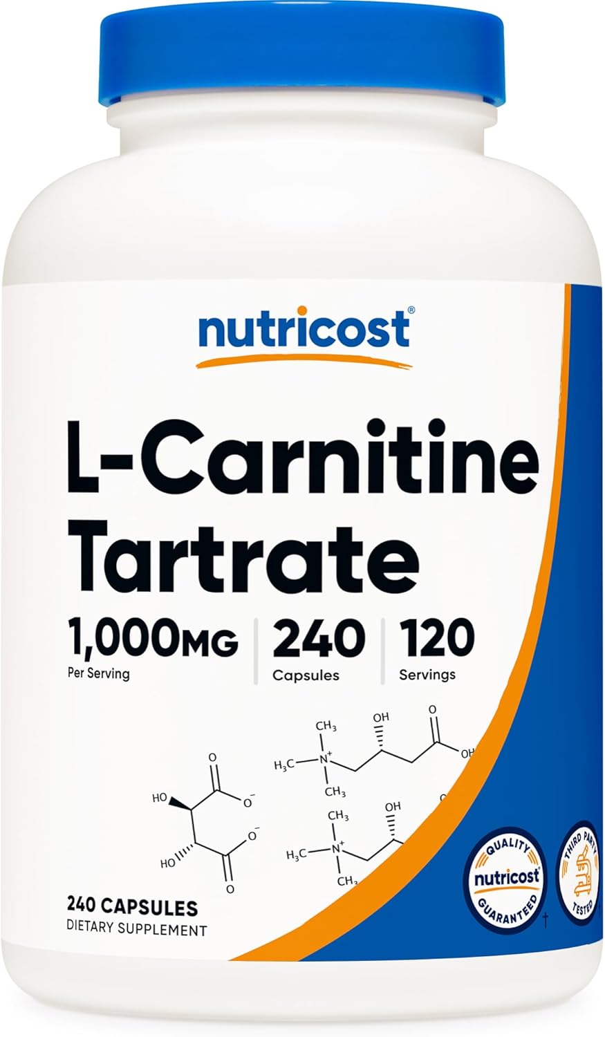 Nutricost L-Carnitine Tartrate 1,000mg: Hero Images