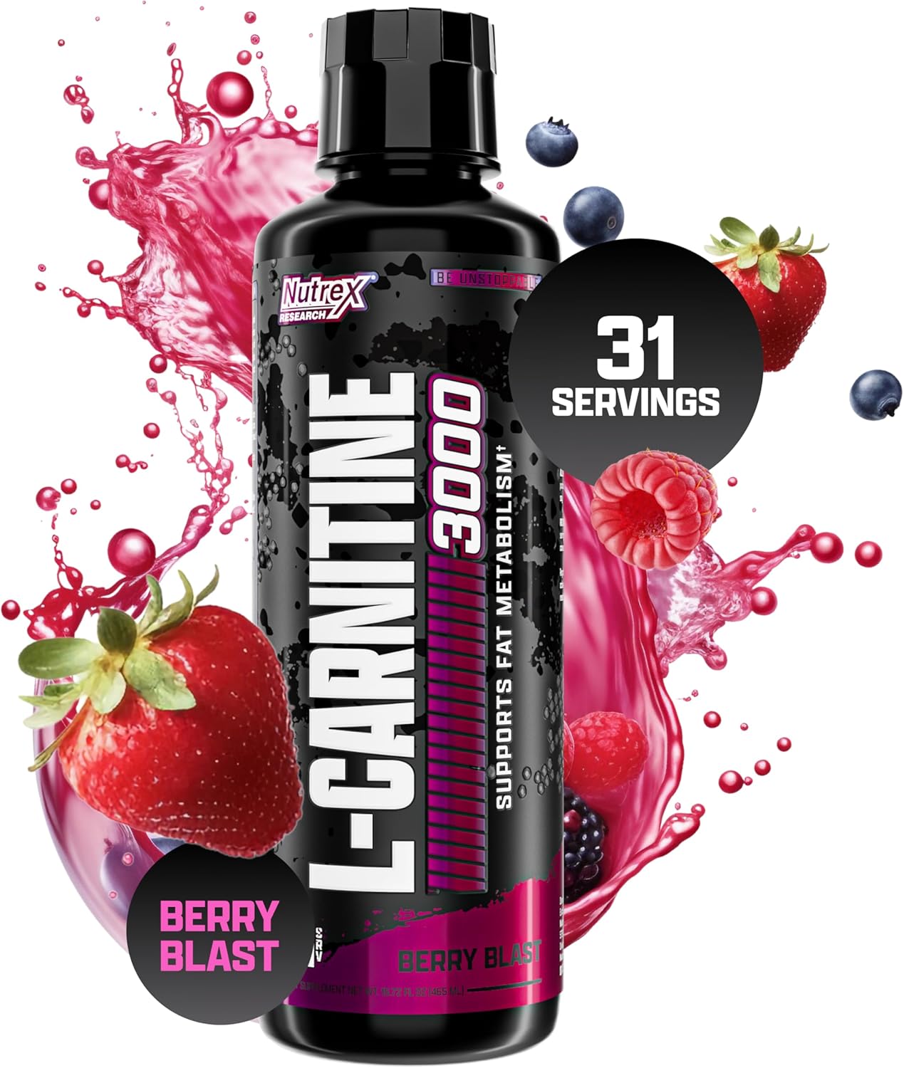 Hero Images for Nutrex Research L-Carnitine 3000 (31 Servings