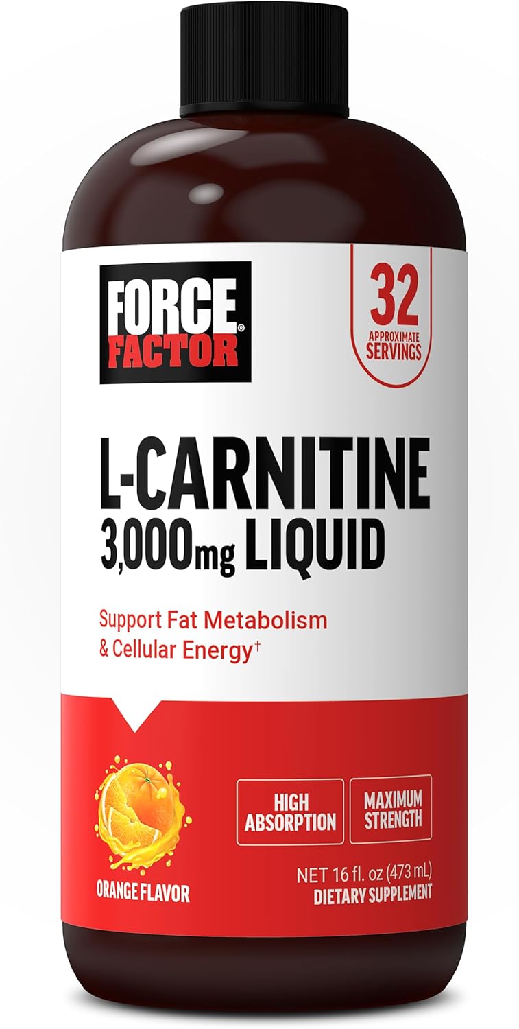 Force Factor L-Carnitine Liquid 3000mg: Hero Images