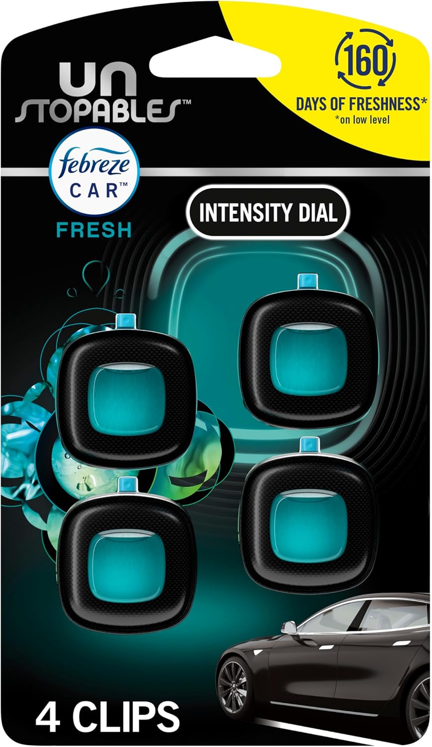 Showcases the product's design and quantity, highlighting the long-lasting freshness feature. Displays the product in its retail packaging to communicate brand identity and product features.