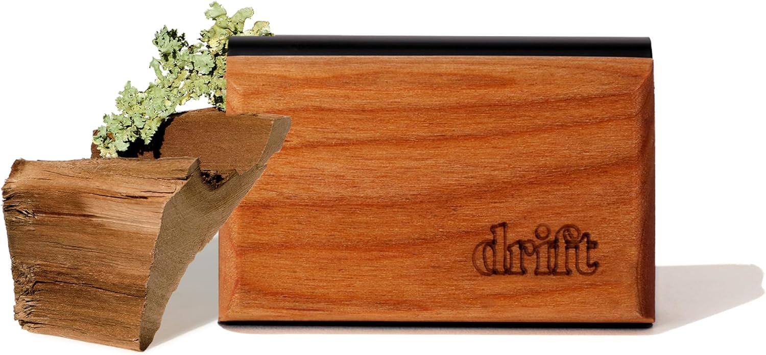 Showcases the product's natural wood construction and organic aesthetic, appealing to eco-conscious consumers.