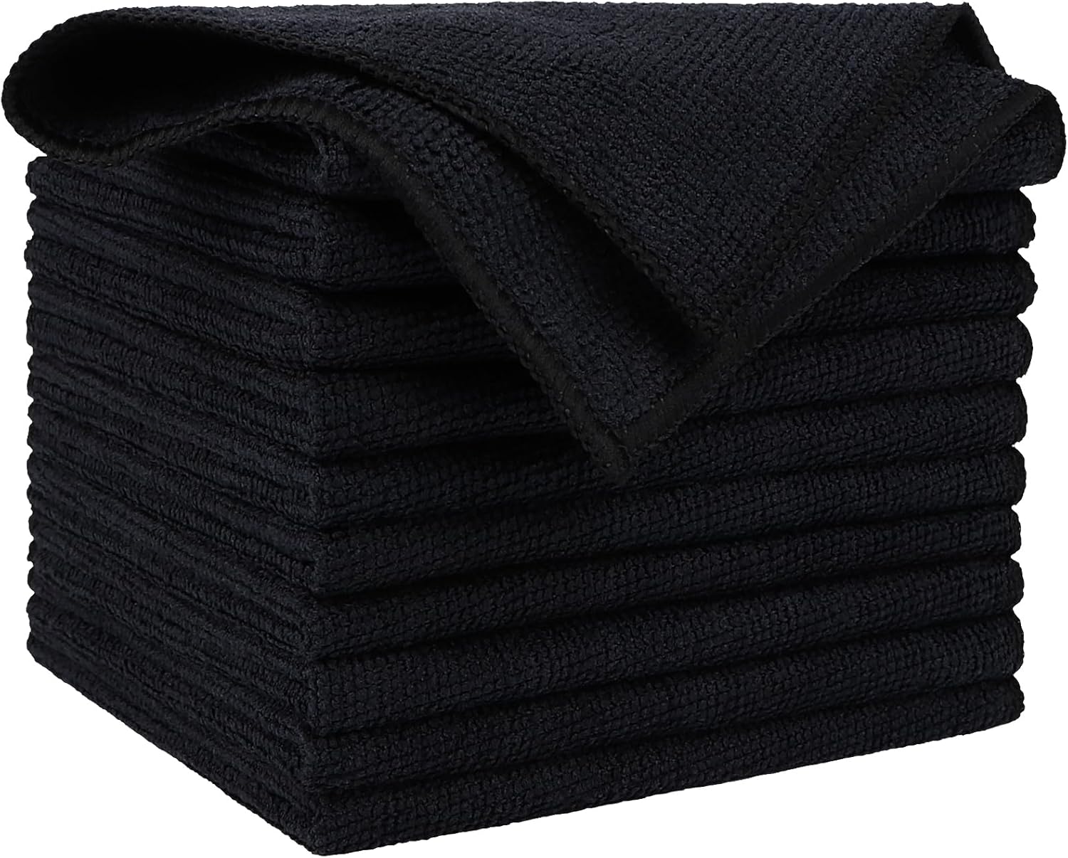 Showcases the product's appearance and quantity, allowing customers to see the texture and color of the towels.