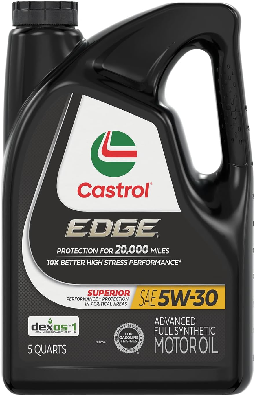 Clearly displays the product packaging to show brand, type, and key features of the motor oil. Showcases the product packaging with detailed information about the motor oil's specifications and…