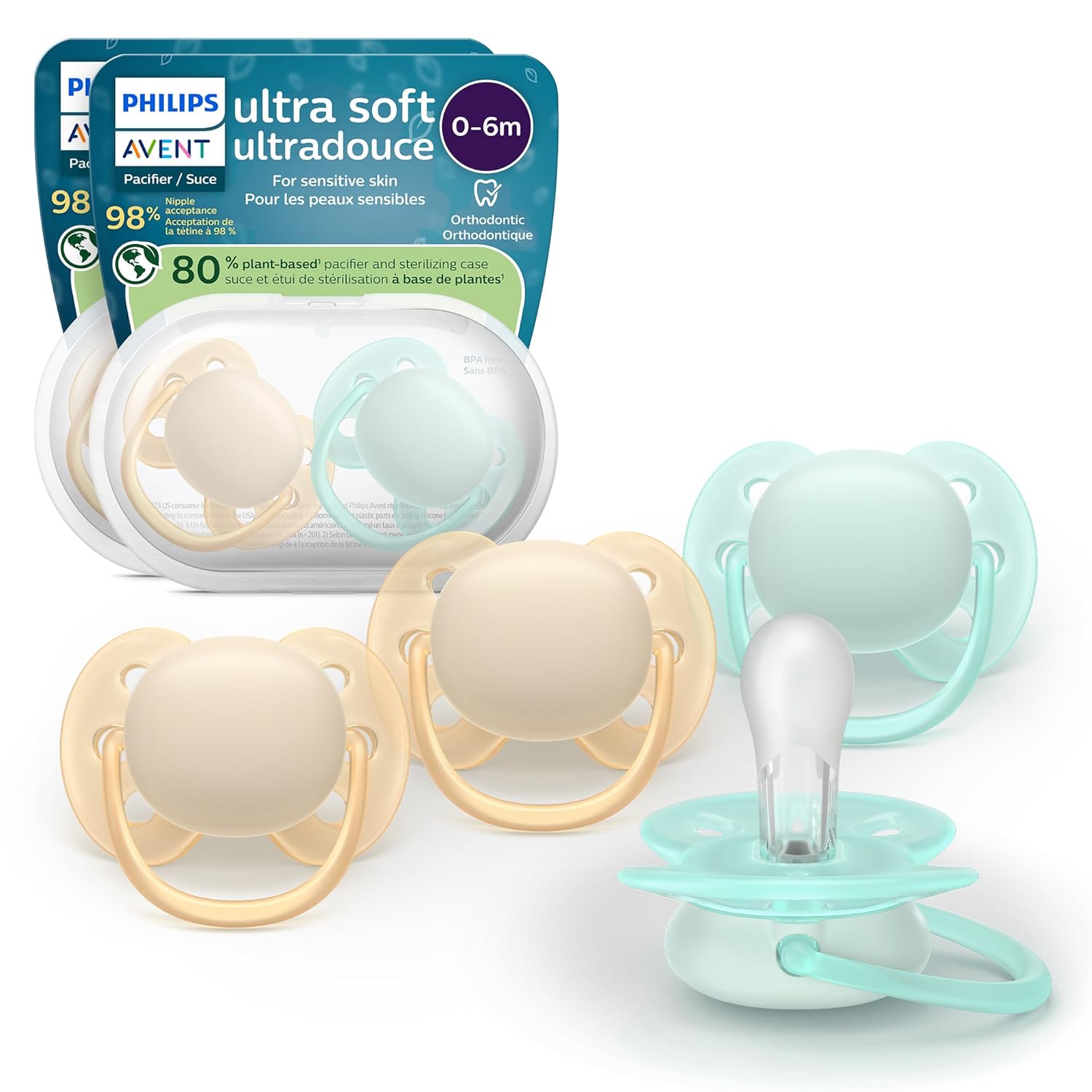 Philips Avent Ultra Soft Pacifiers: Hero Images