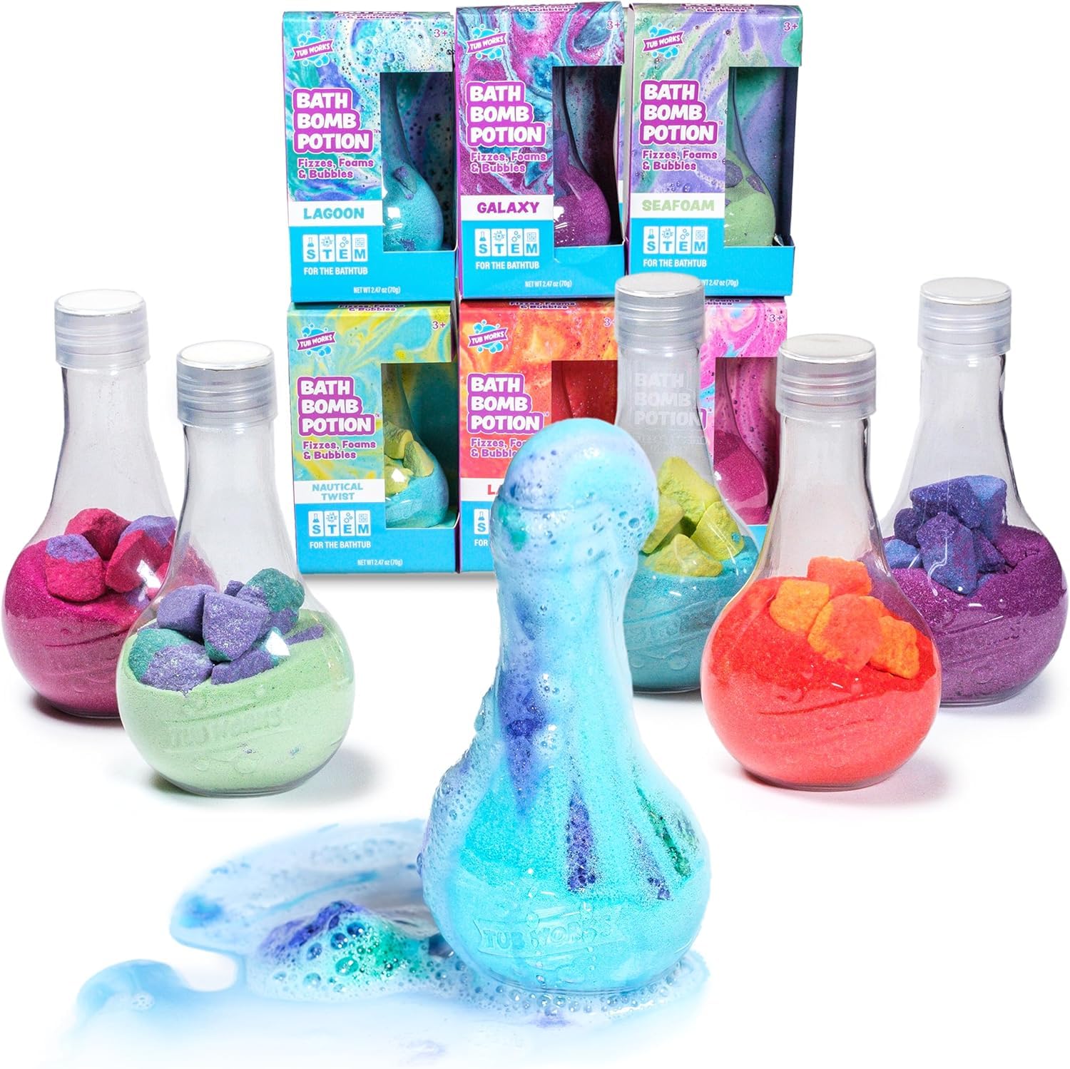 Tub Works® Kids Bath Bomb Potion™ Bath Toy: Hero Images