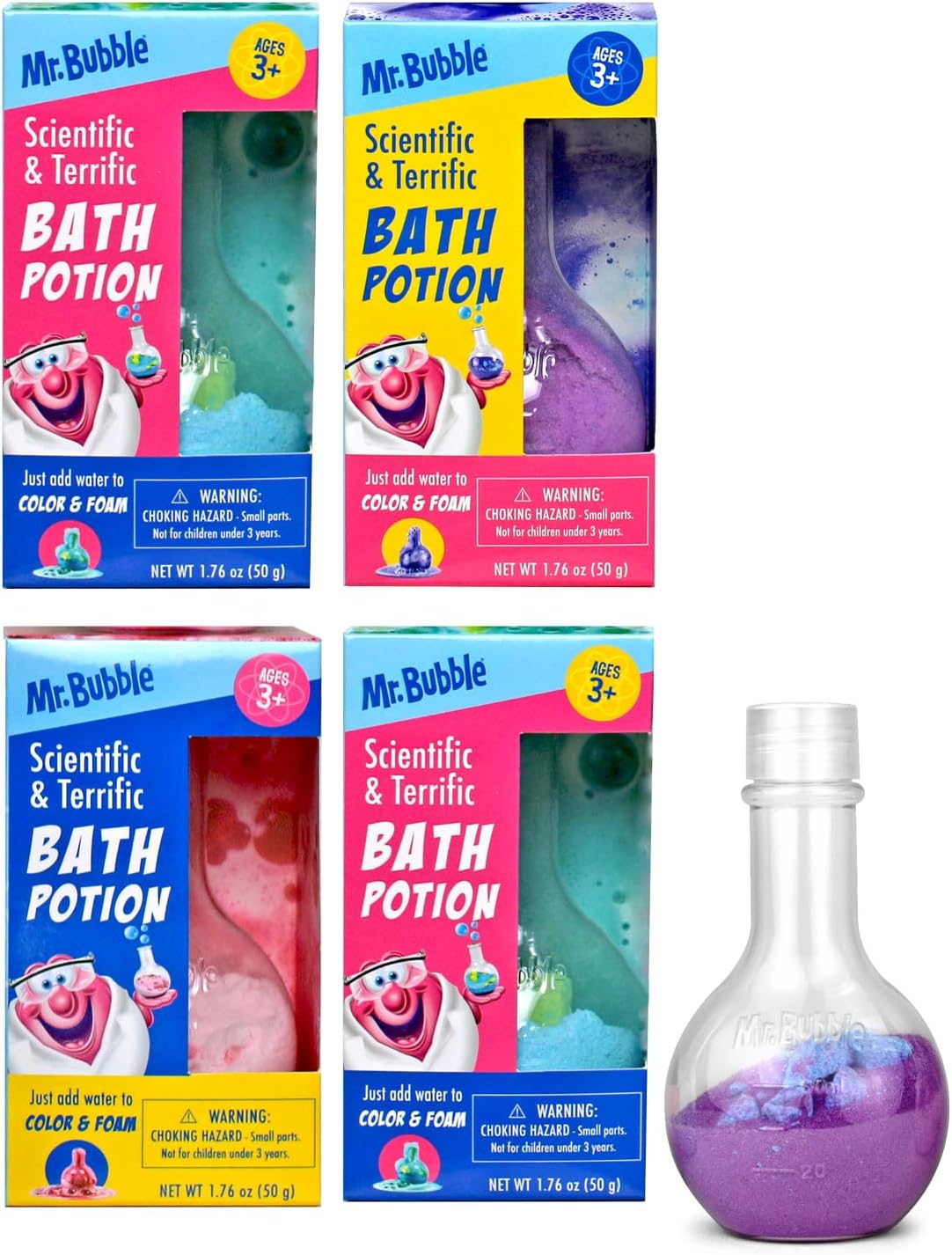 Mr. Bubble Kids Original Bath Bomb Potions: Hero Images