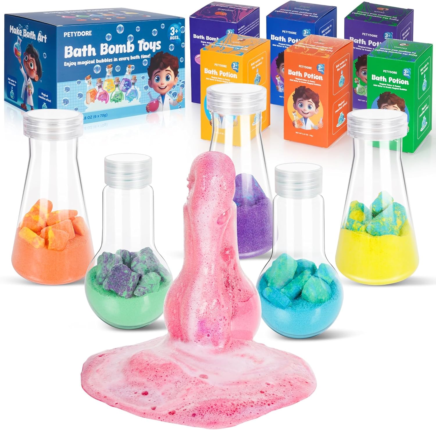 Bath Bomb Potion for Toddlers & Kids: Hero Images