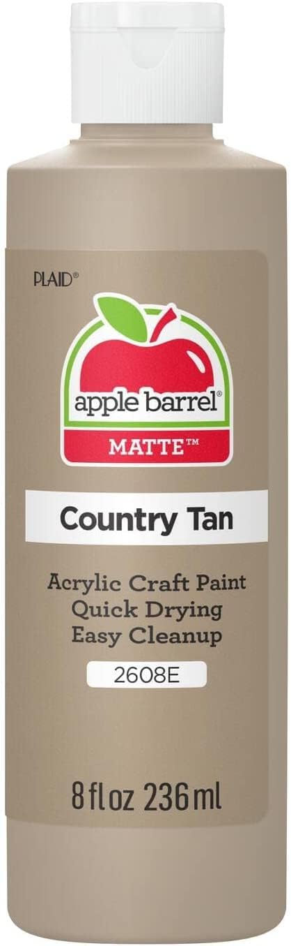 Clearly displays the product - a bottle of acrylic craft paint - to show shoppers exactly what they're purchasing. Shows the product's branded packaging to communicate the brand identity and product…
