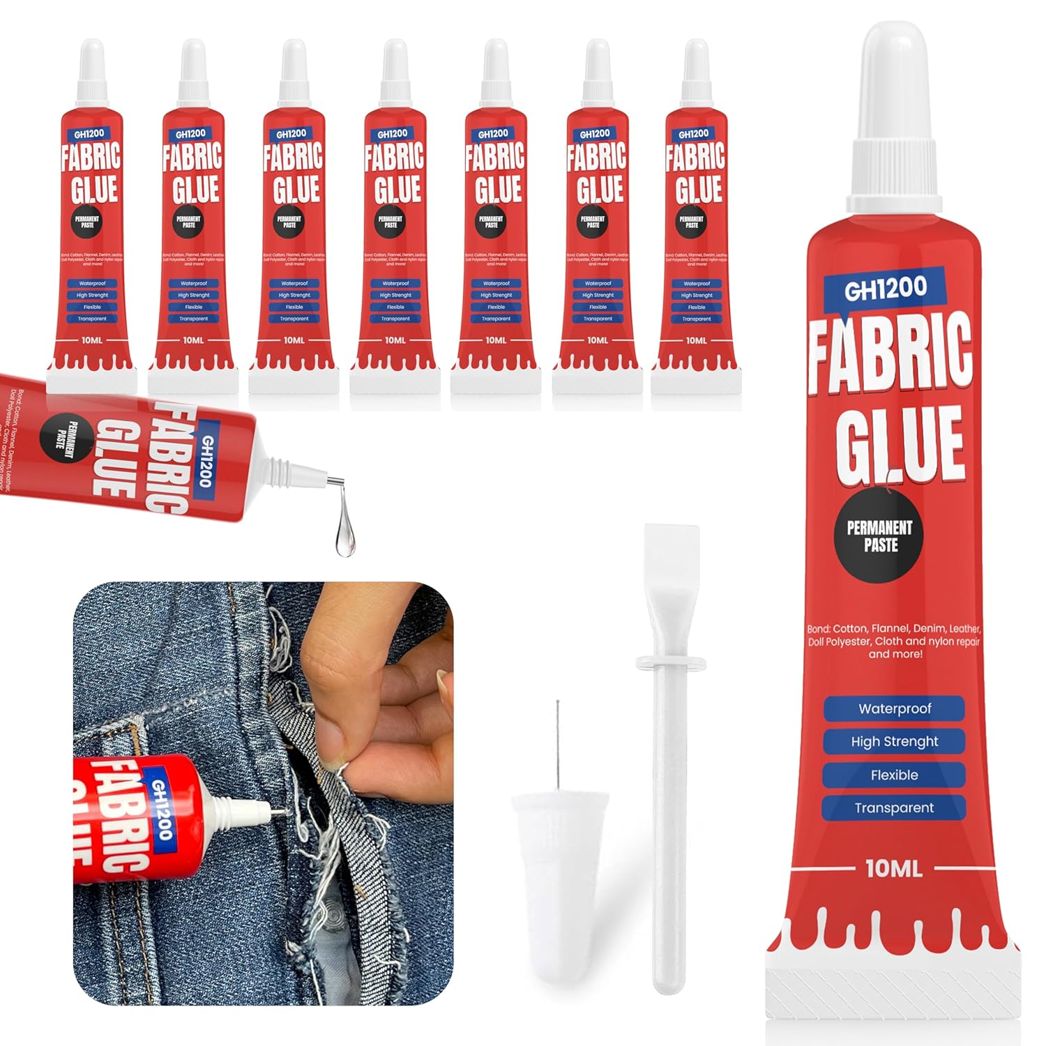 Fabric Glue Permanent (10 ML x 8): Hero Images