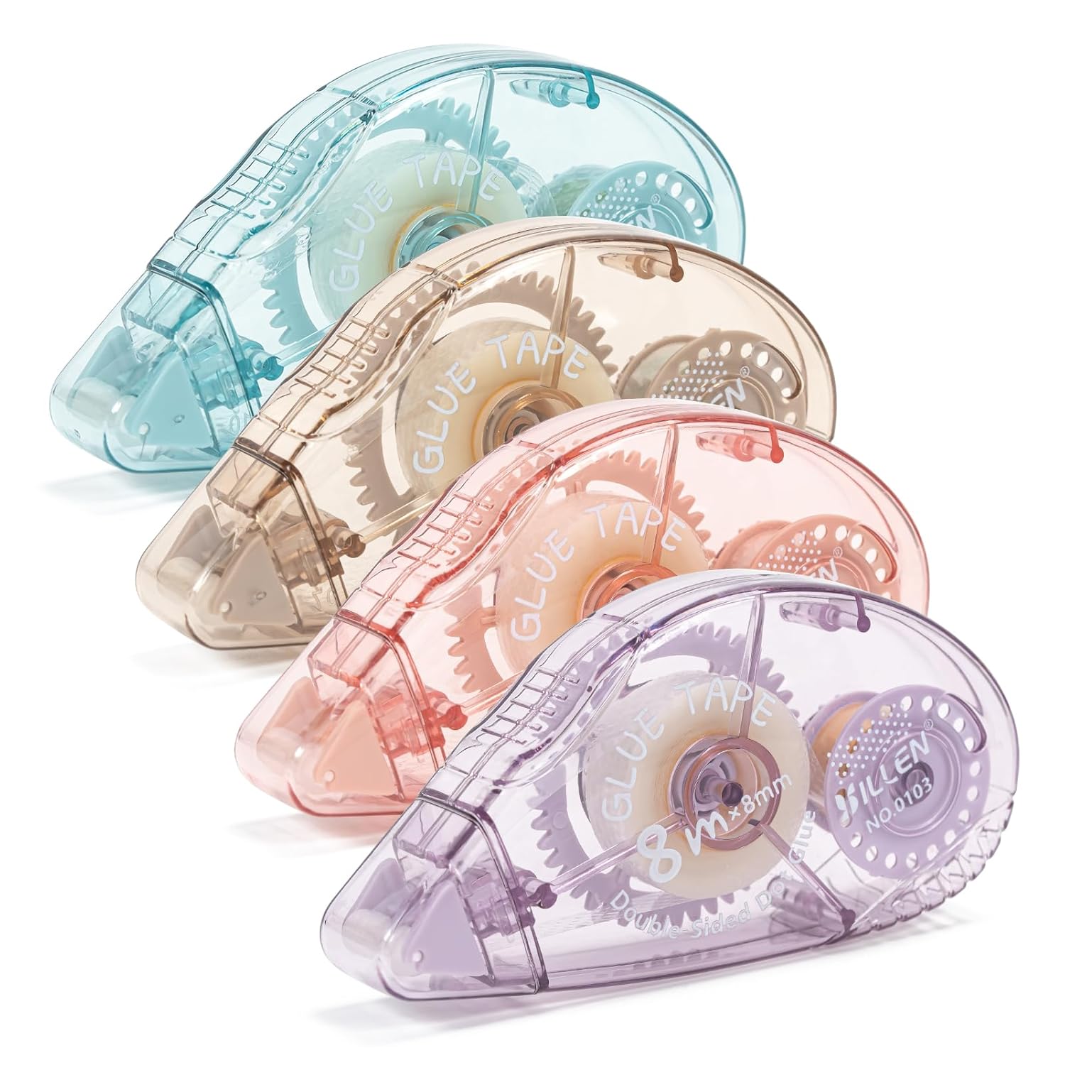 Showcases the product's variety of color options and its transparent, functional design. Displays different color options available for the same product, allowing customers to choose their preferred…