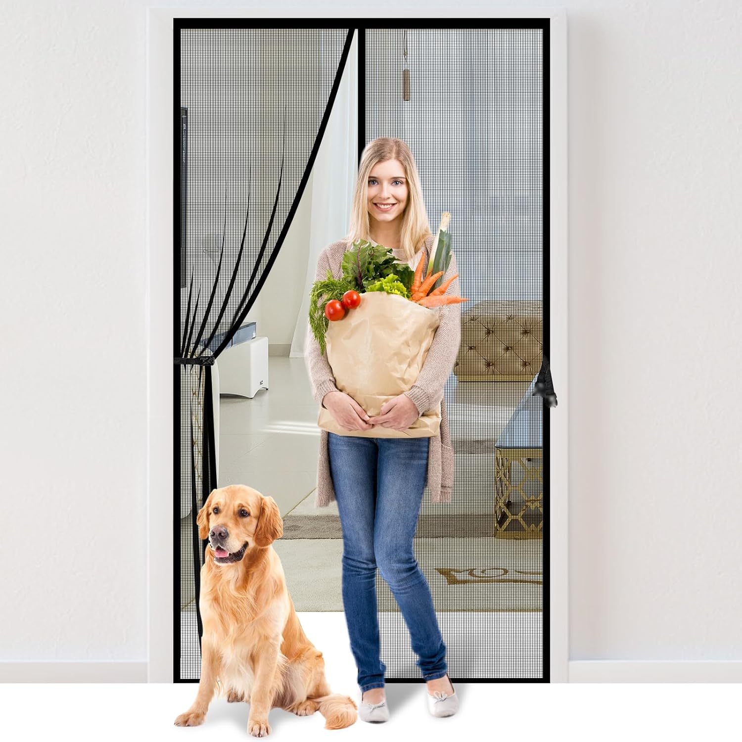 Shows the product in a real-world setting to demonstrate its ease of use and practicality for everyday home life.