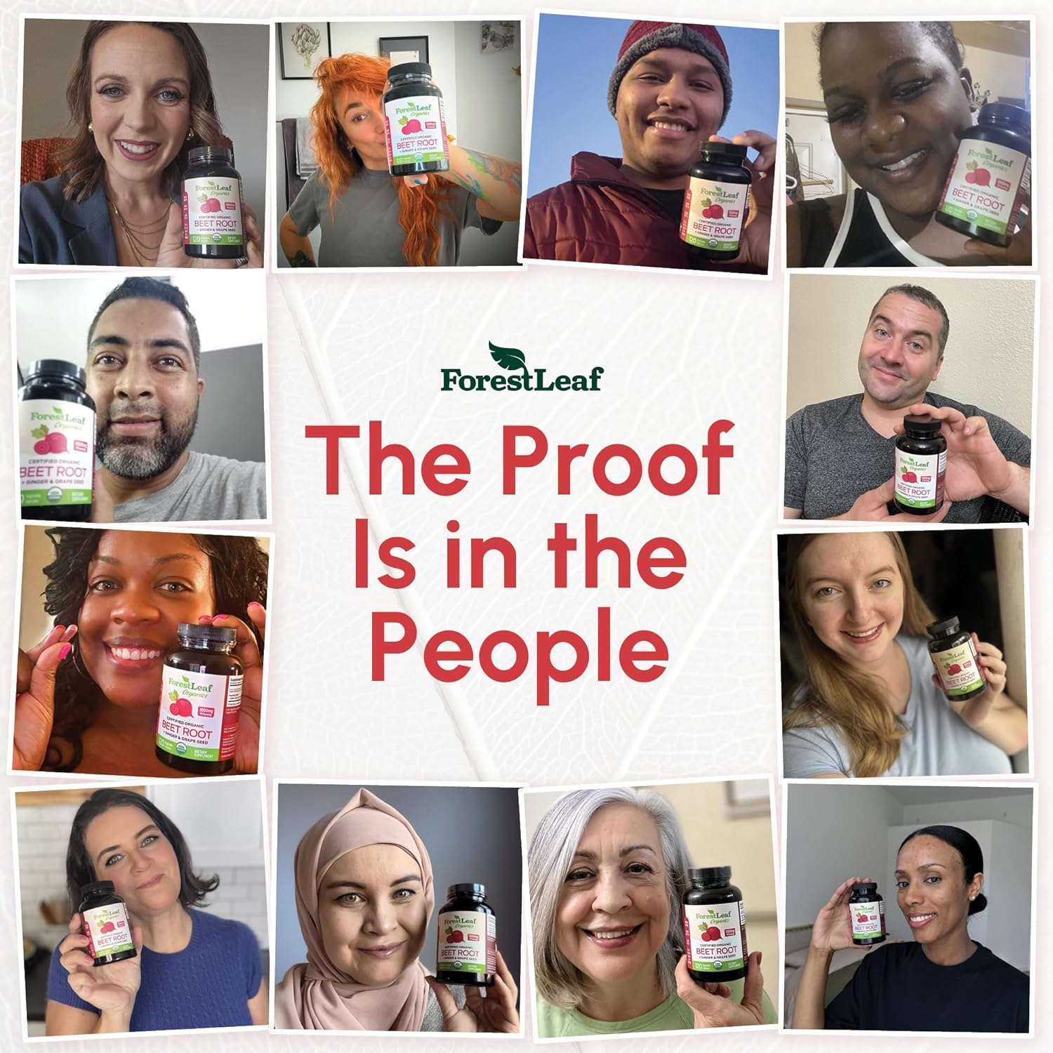 Showcases real customers using and endorsing the product to build trust and credibility with potential buyers. Demonstrates widespread appeal and satisfaction across various demographics,…
