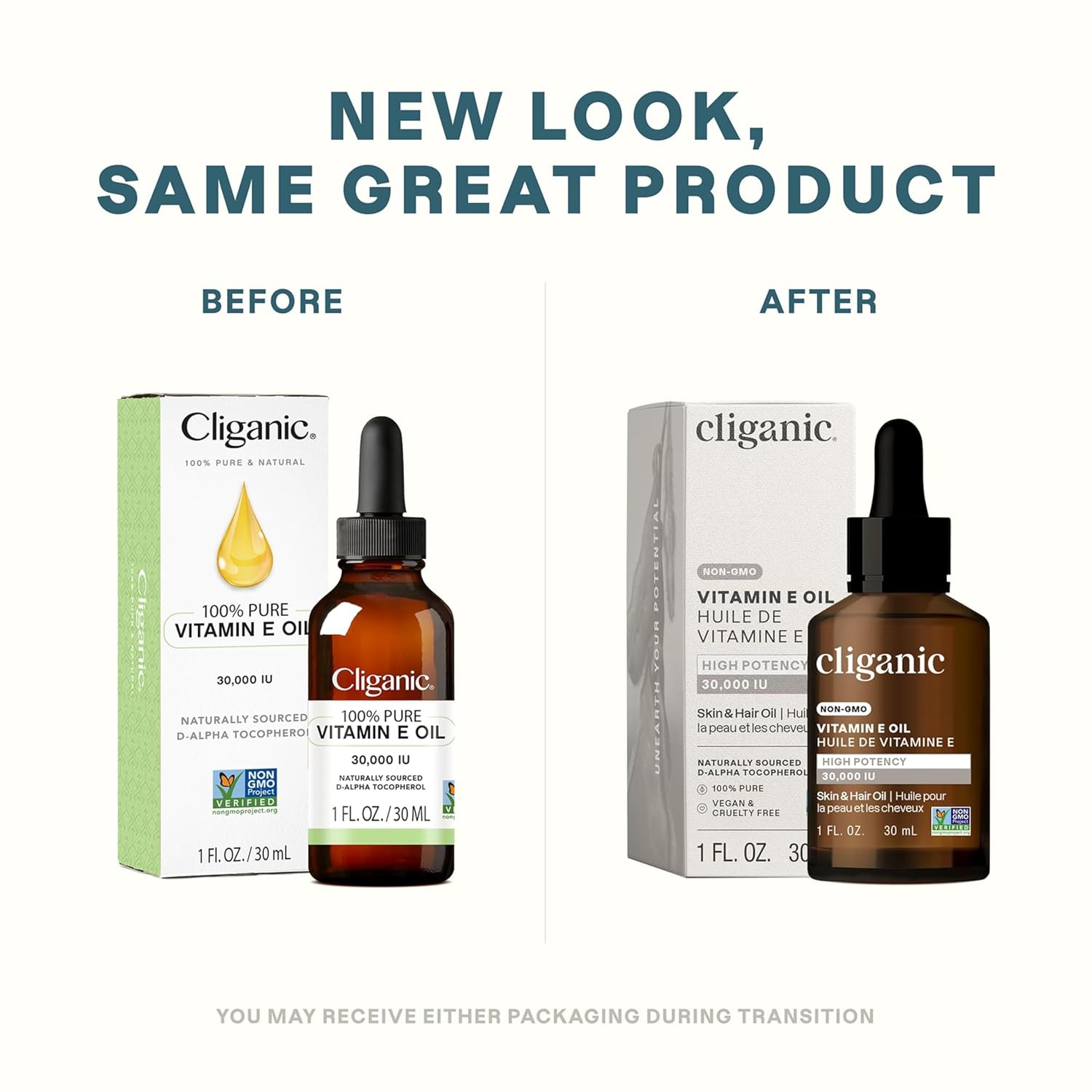Cliganic 100% Pure Vitamin E Oil for Skin: Infographics