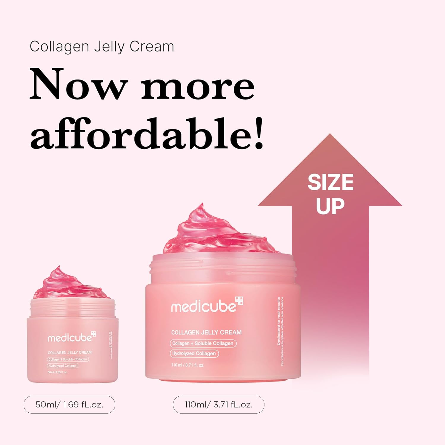 medicube Collagen Jelly Cream- Niacinamide & Freeze-Dried Hydrolyzed Collagen-Boosts…: Sizing Secondary Images