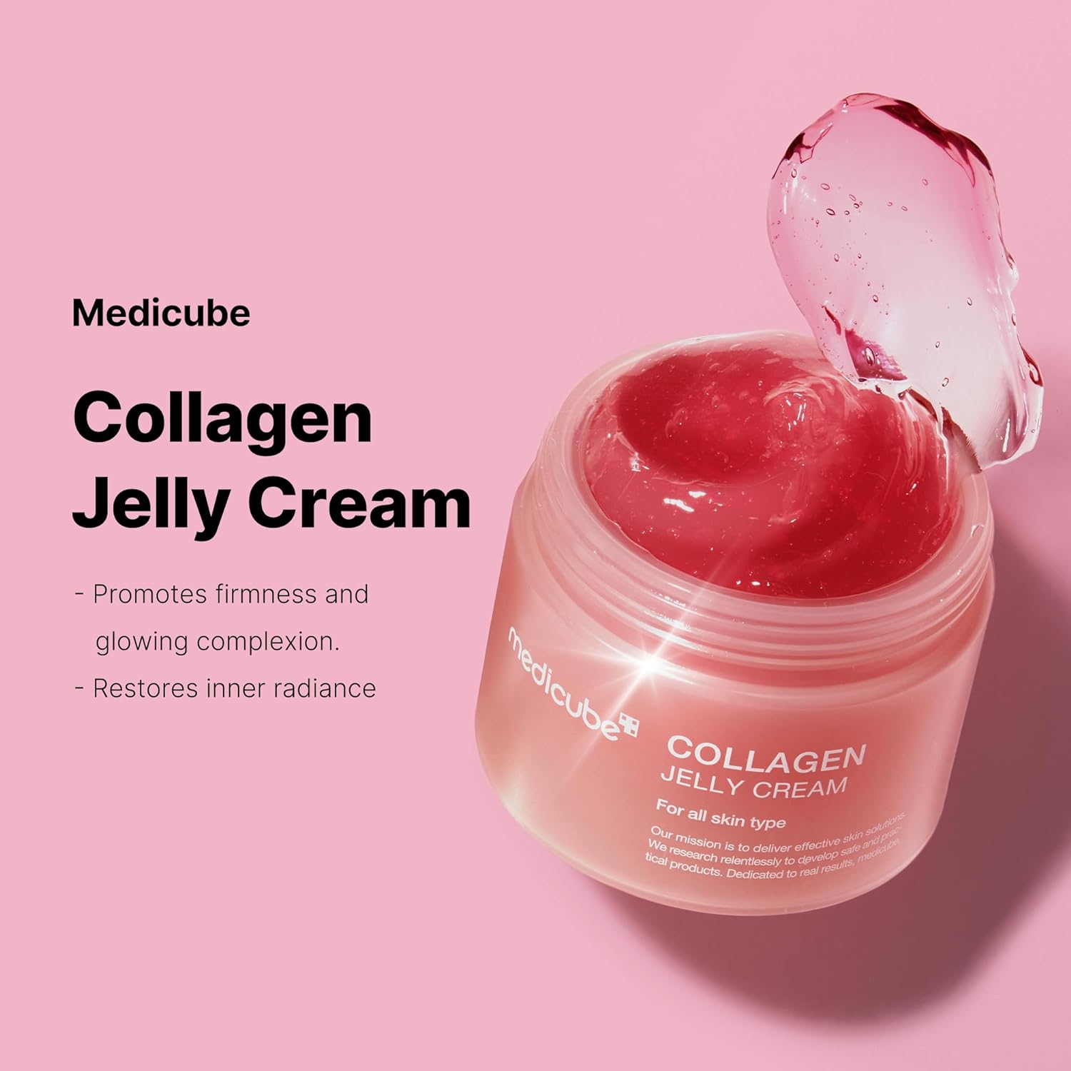 medicube Collagen Jelly Cream- Niacinamide & Freeze-Dried Hydrolyzed Collagen-Boosts…: Single Feature / Benefit Secondary Images
