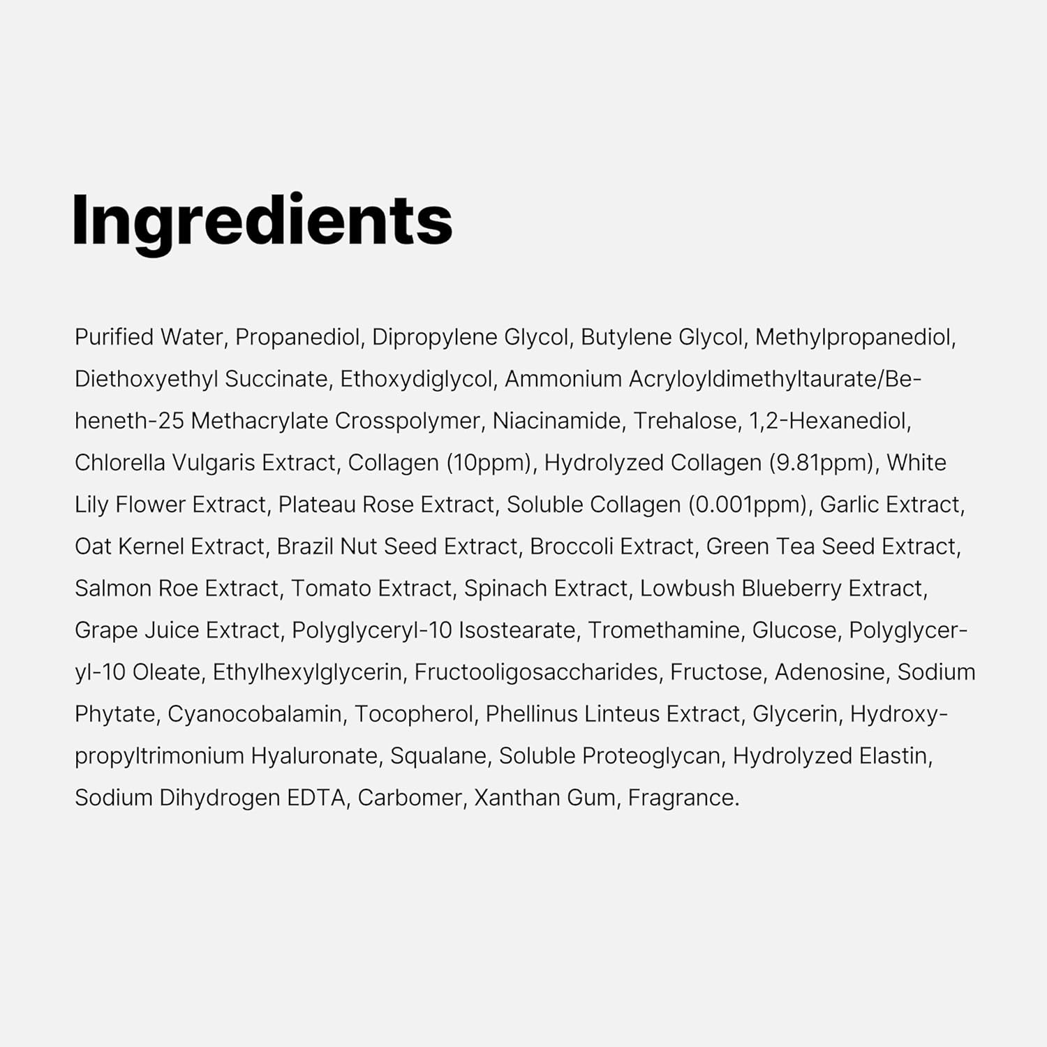 medicube Collagen Jelly Cream- Niacinamide & Freeze-Dried Hydrolyzed Collagen-Boosts…: Inclusions Secondary Images