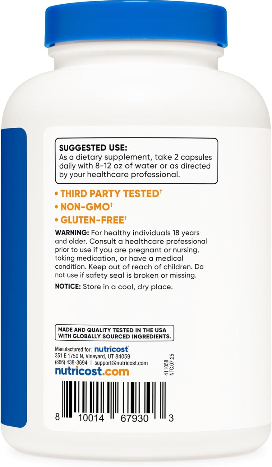 Nutricost L-Carnitine Tartrate 1,000mg: How To Secondary Images