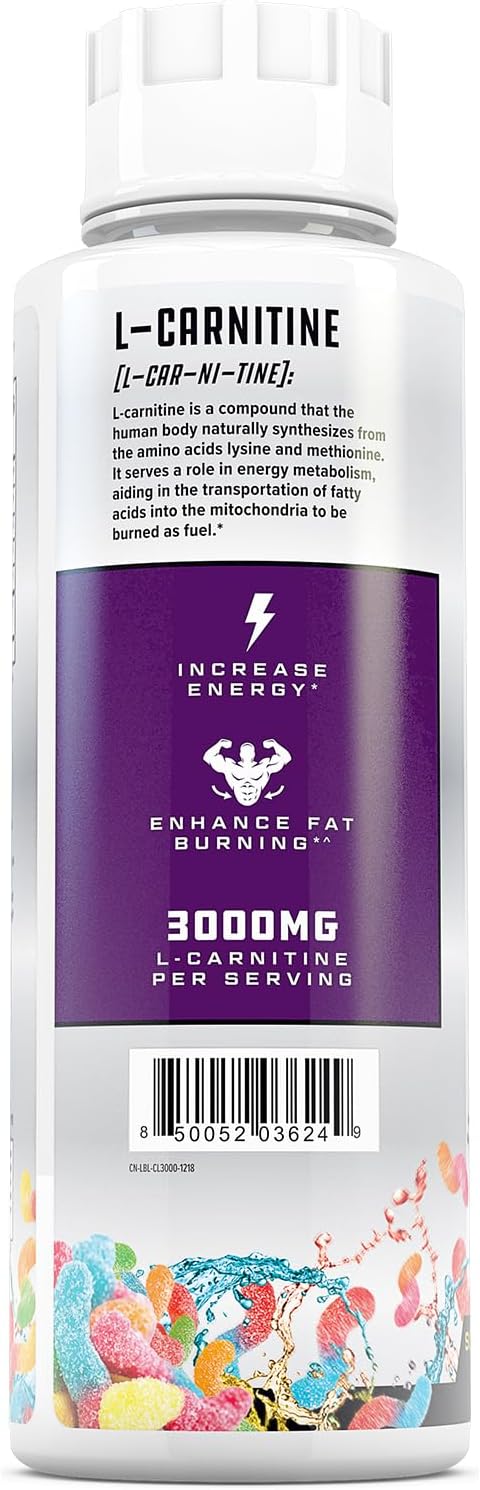 Cutler Nutrition Liquid L-Carnitine Supplement with Acetyl L-Carnitine & L-Carnitine…: Single Feature / Benefit Secondary Images
