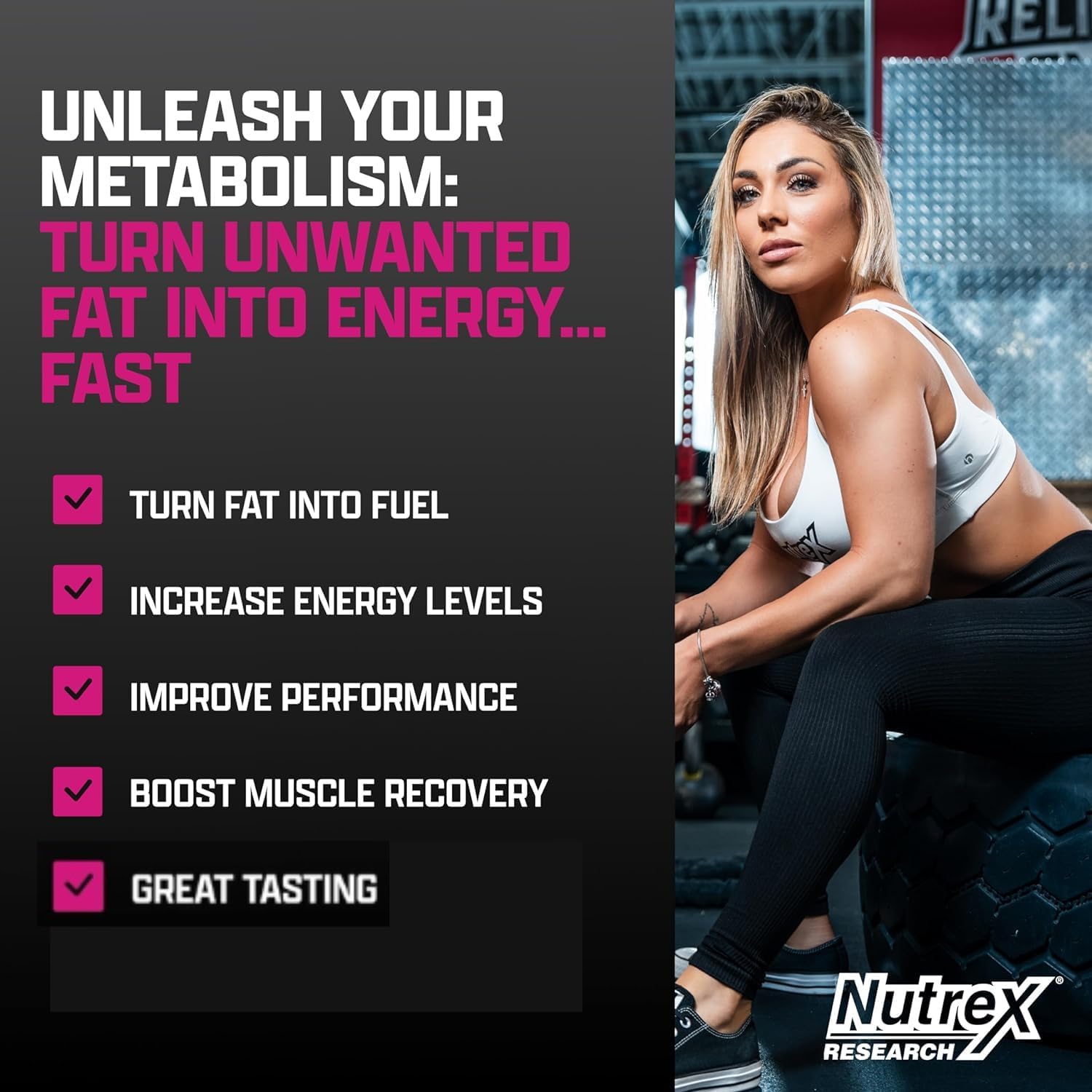 Nutrex Research L-Carnitine 3000 (31 Servings: Single Feature / Benefit Secondary Images