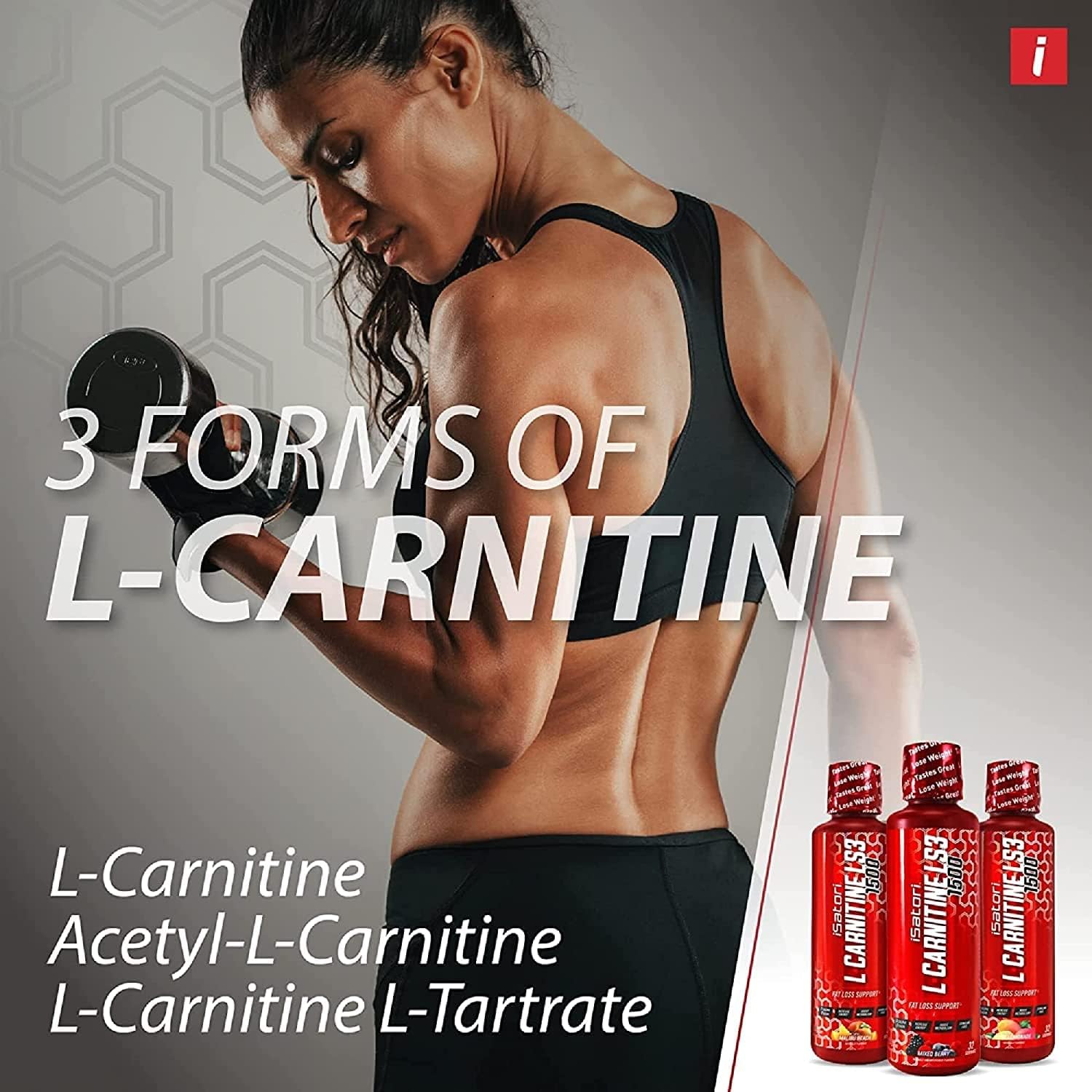 iSatori L-Carnitine LS3 3000: Single Feature / Benefit Secondary Images