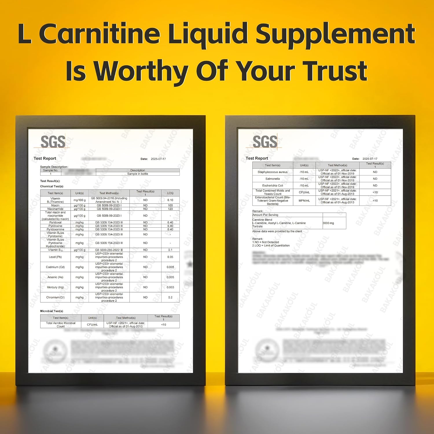 L Carnitine Supplement Liquid 3000 mg: Safety / Compatibility Secondary Images