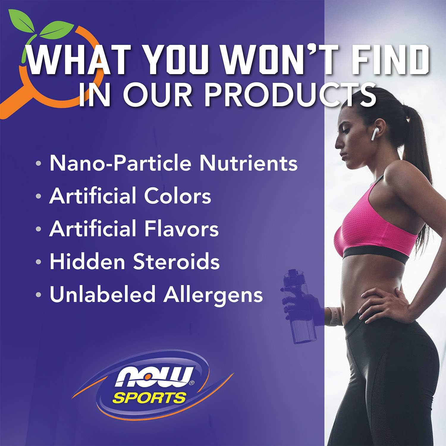 NOW Sports Nutrition: Single Feature / Benefit Secondary Images
