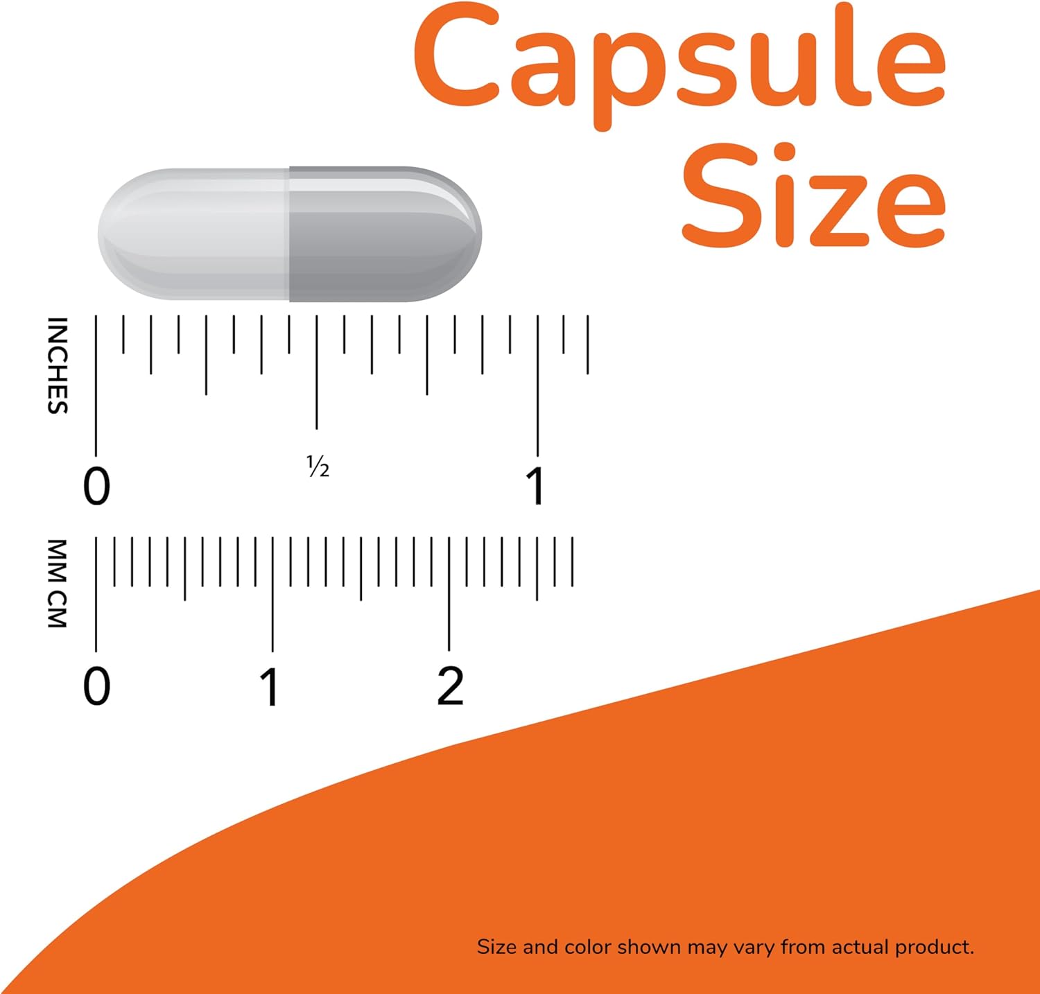 NOW Foods Supplements: Sizing Secondary Images