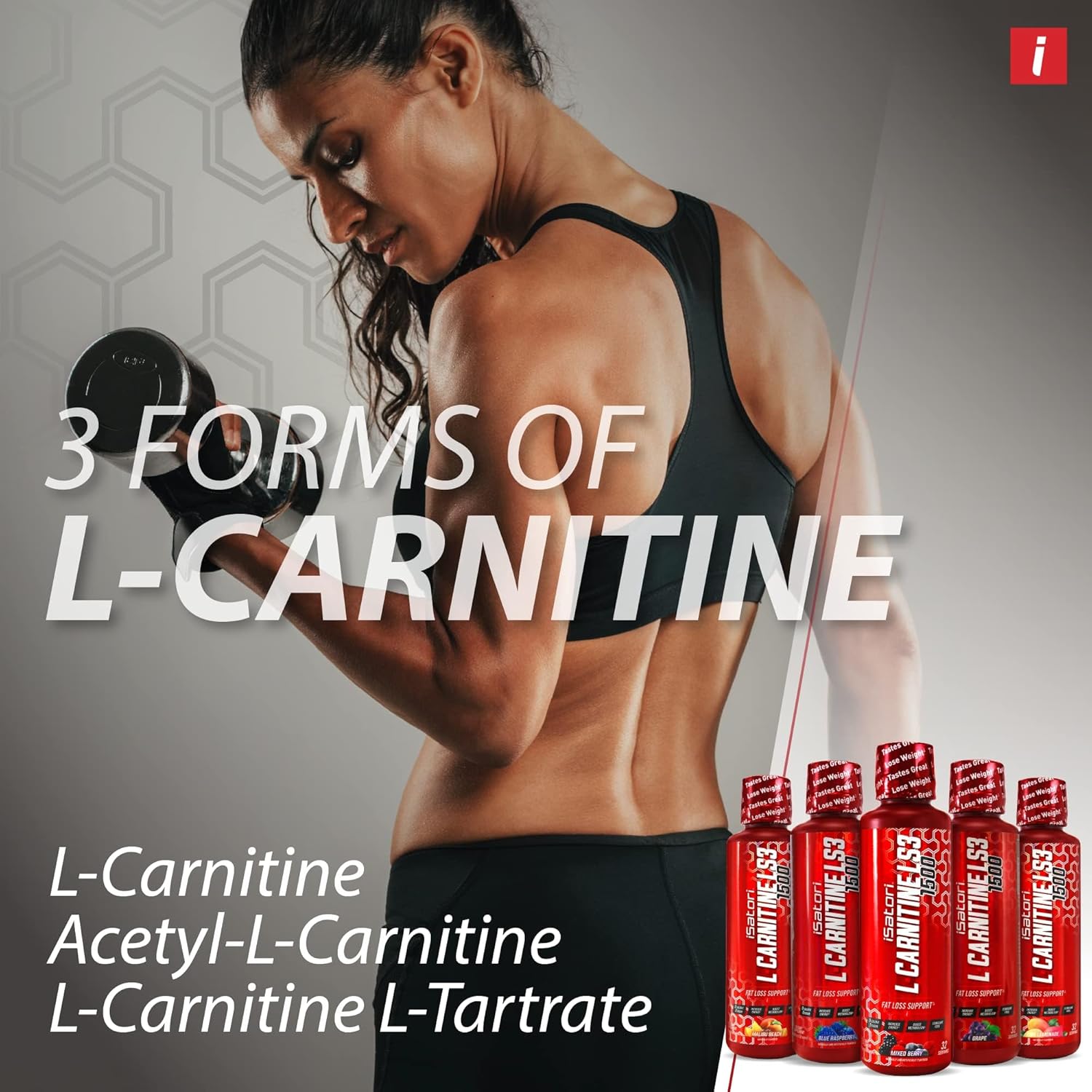 iSatori L-Carnitine LS3 1500: Single Feature / Benefit Secondary Images