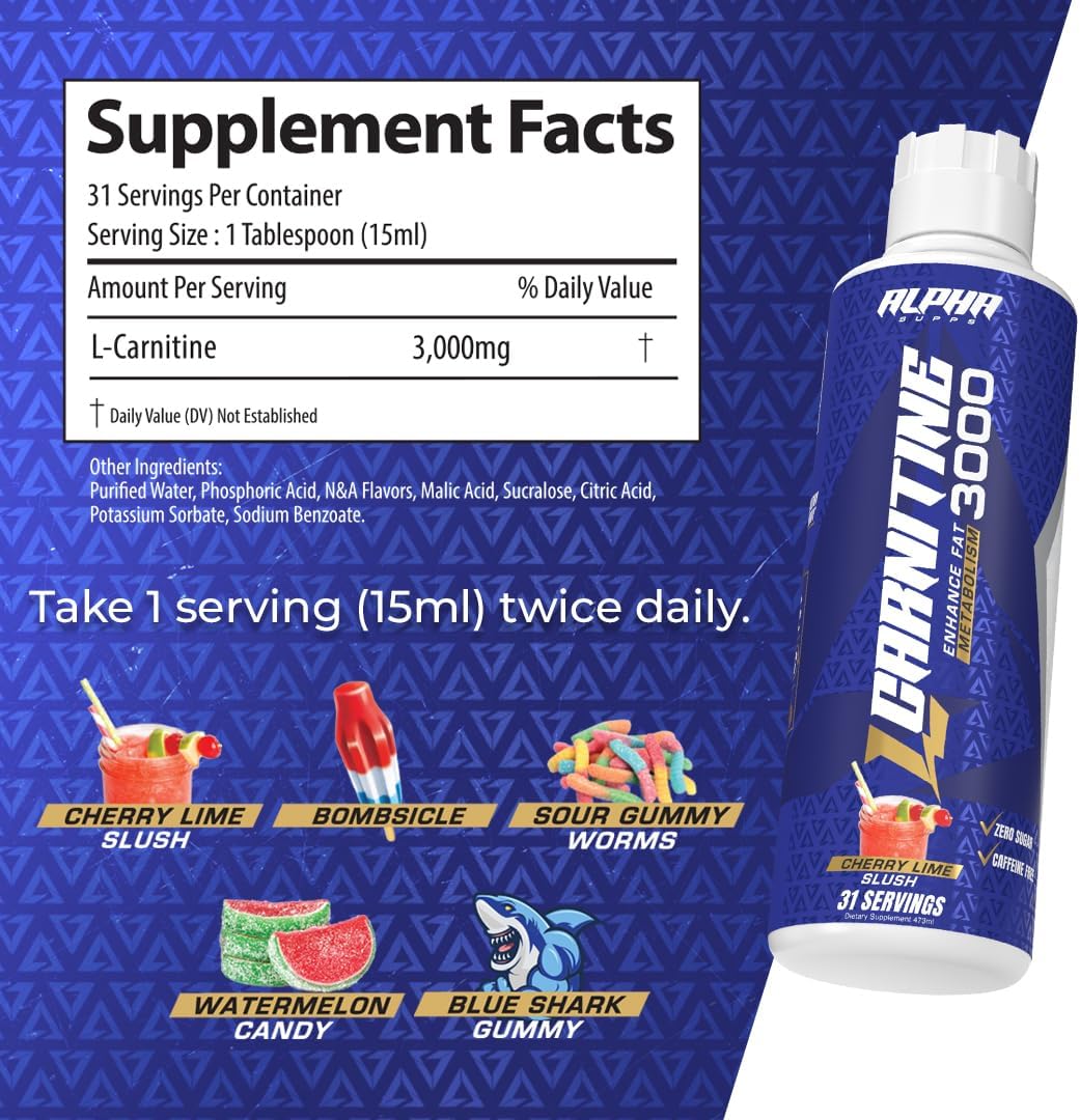 L Carnitine Liquid 3000: Single Feature / Benefit Secondary Images