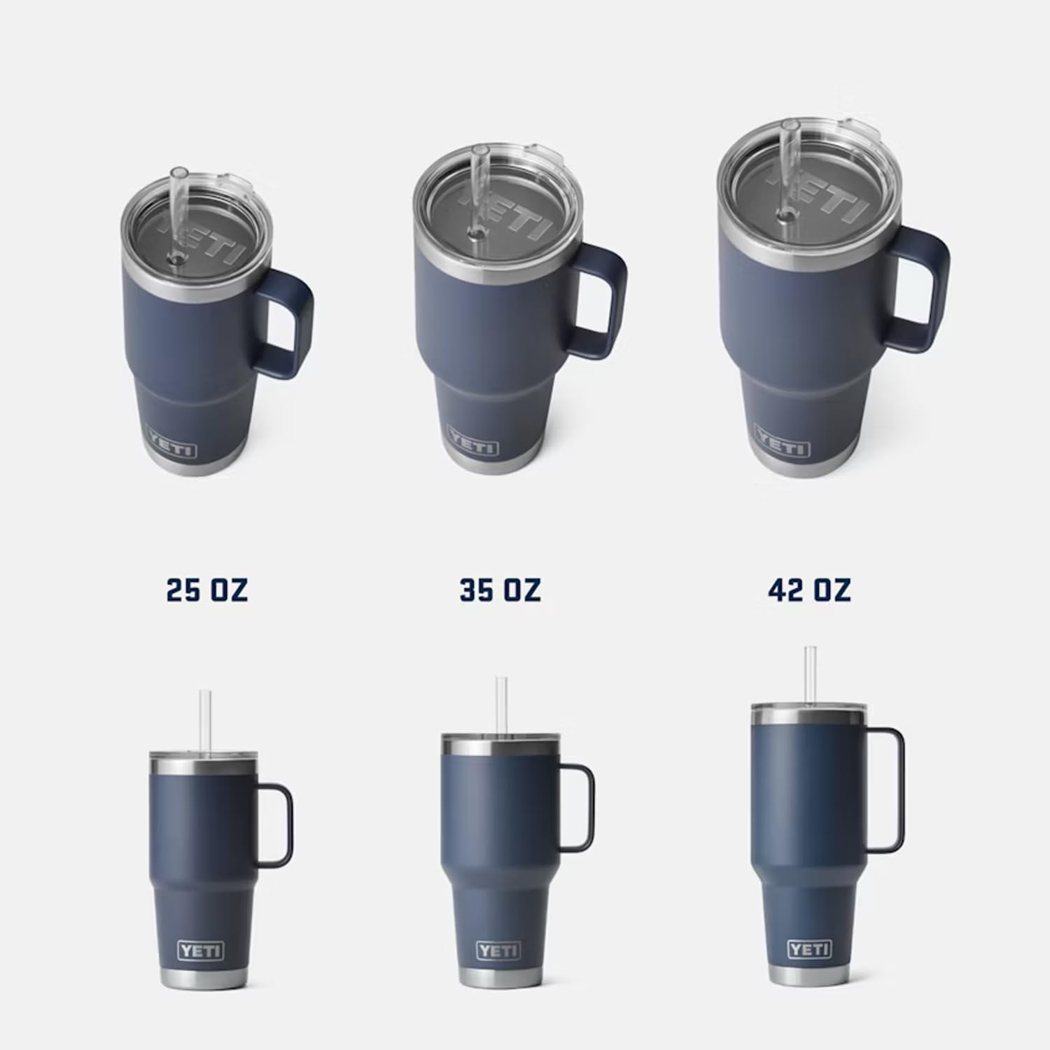YETI Rambler 42 oz Straw Mug: Sizing Secondary Images