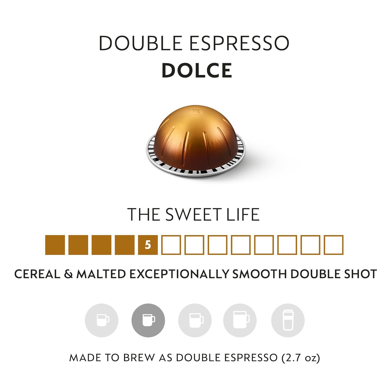 Nespresso Capsules Vertuo: Single Feature / Benefit Secondary Images