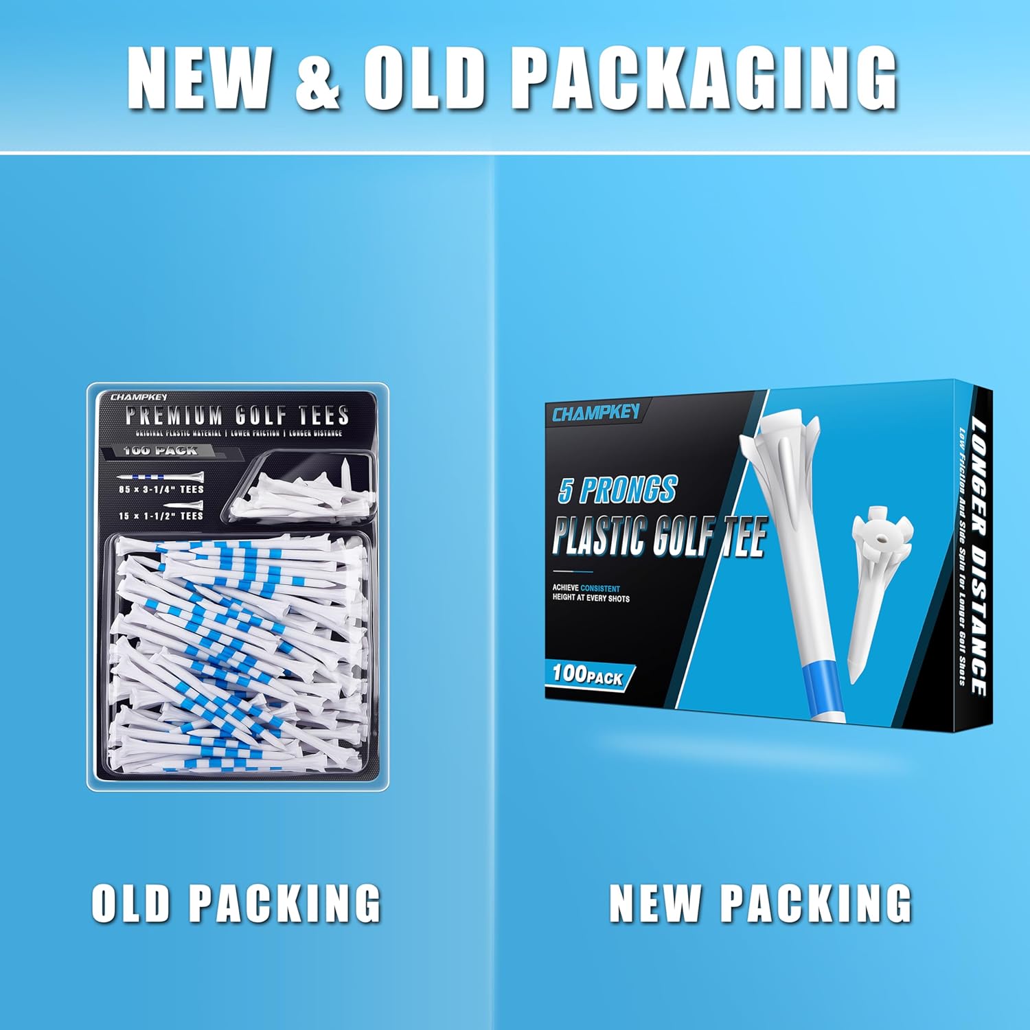 Showcases the updated packaging design to highlight product improvements and modernization.
