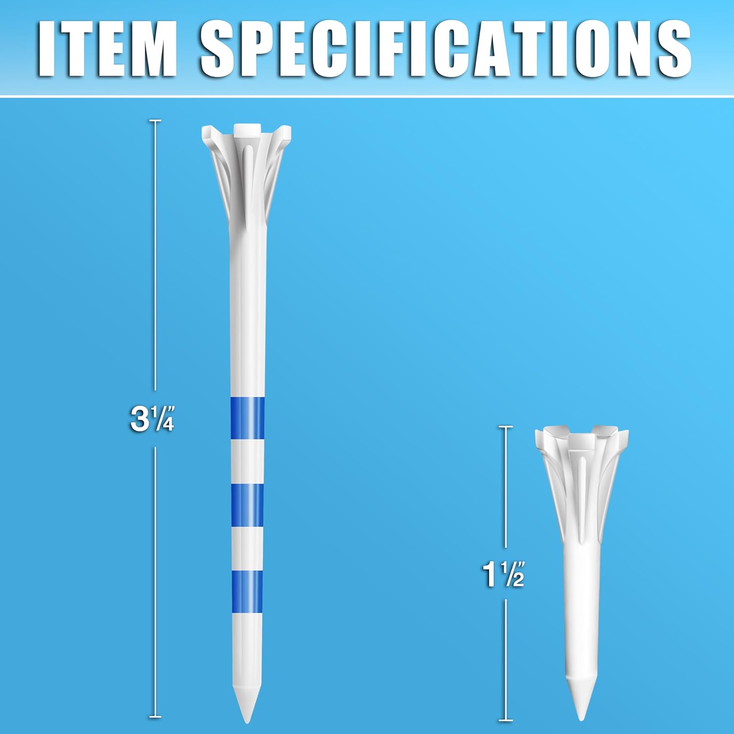 Provides exact measurements of the product to help customers understand its size and proportions.