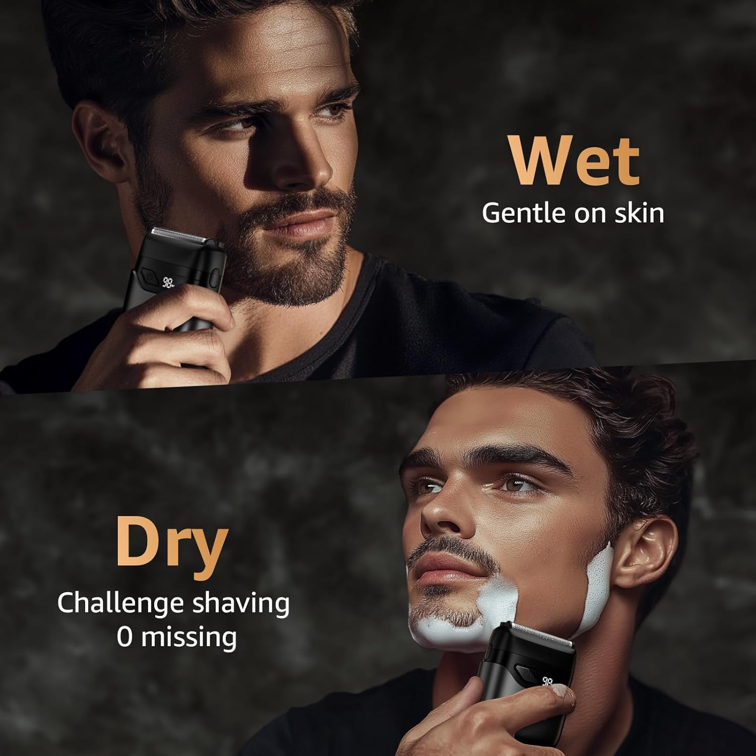 Electric Foil Shavers for Men: Mini Electric Razor for Face: Infographics