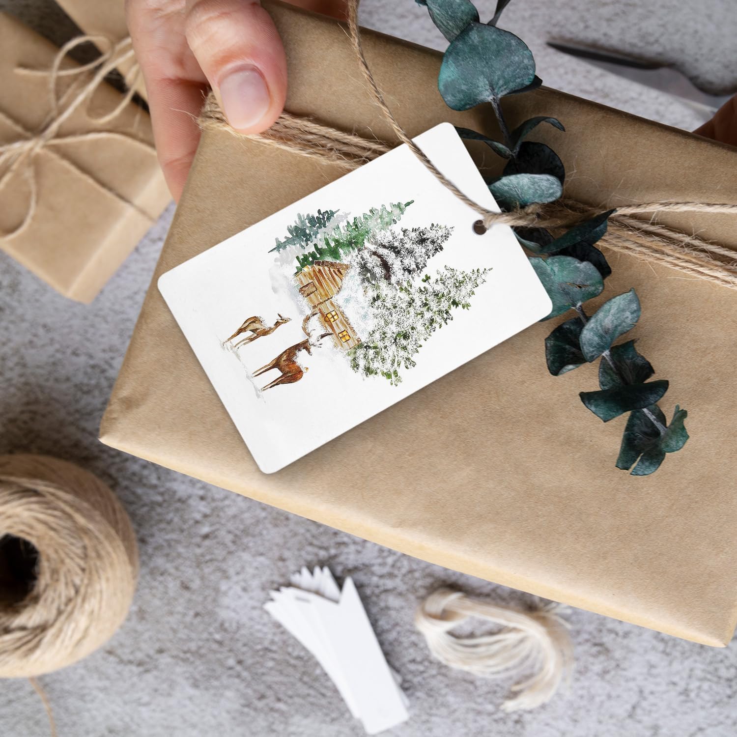 Evokes a festive winter holiday mood to make the product feel relevant for seasonal gifting or decoration.