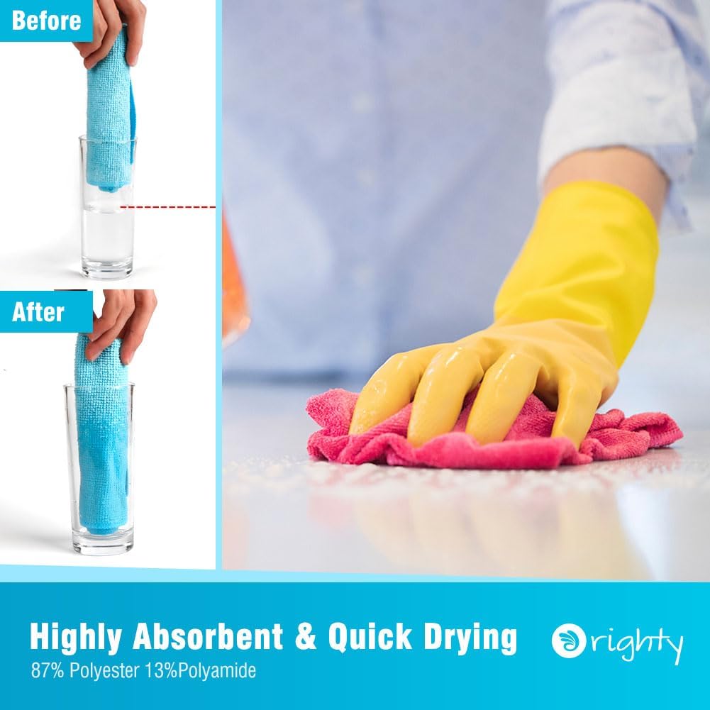Demonstrates the product's high absorbency and quick-drying capabilities through a before-and-after comparison. Highlights the product's key feature of being highly absorbent and quick-drying,…