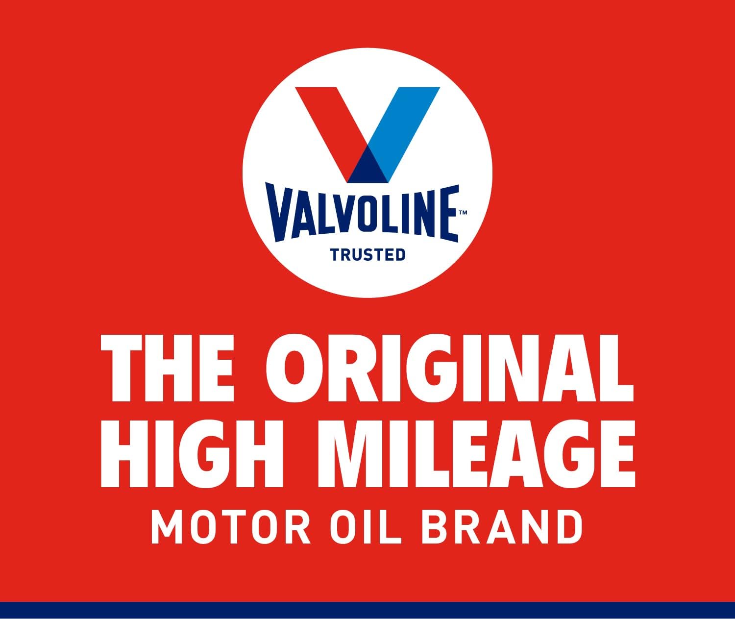 Reinforces Valvoline's brand identity and emphasizes their legacy as the original high mileage motor oil brand.