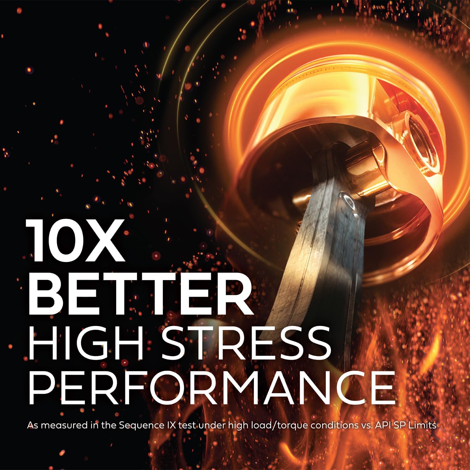 Highlights the product's superior performance under high stress conditions, emphasizing its 10x better capability compared to standard limits.