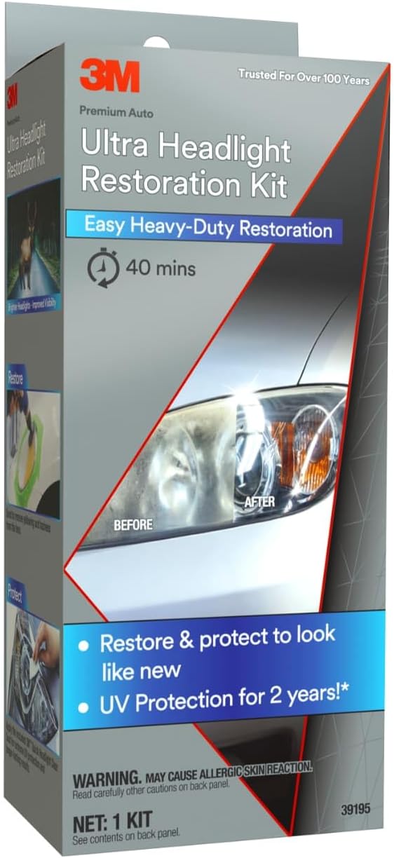 3M Ultra Headlight Restoration Kit: Infographics