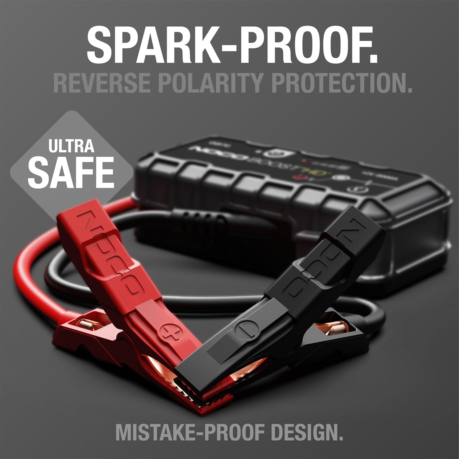NOCO Boost GB70: 2000A UltraSafe Jump Starter: Infographics