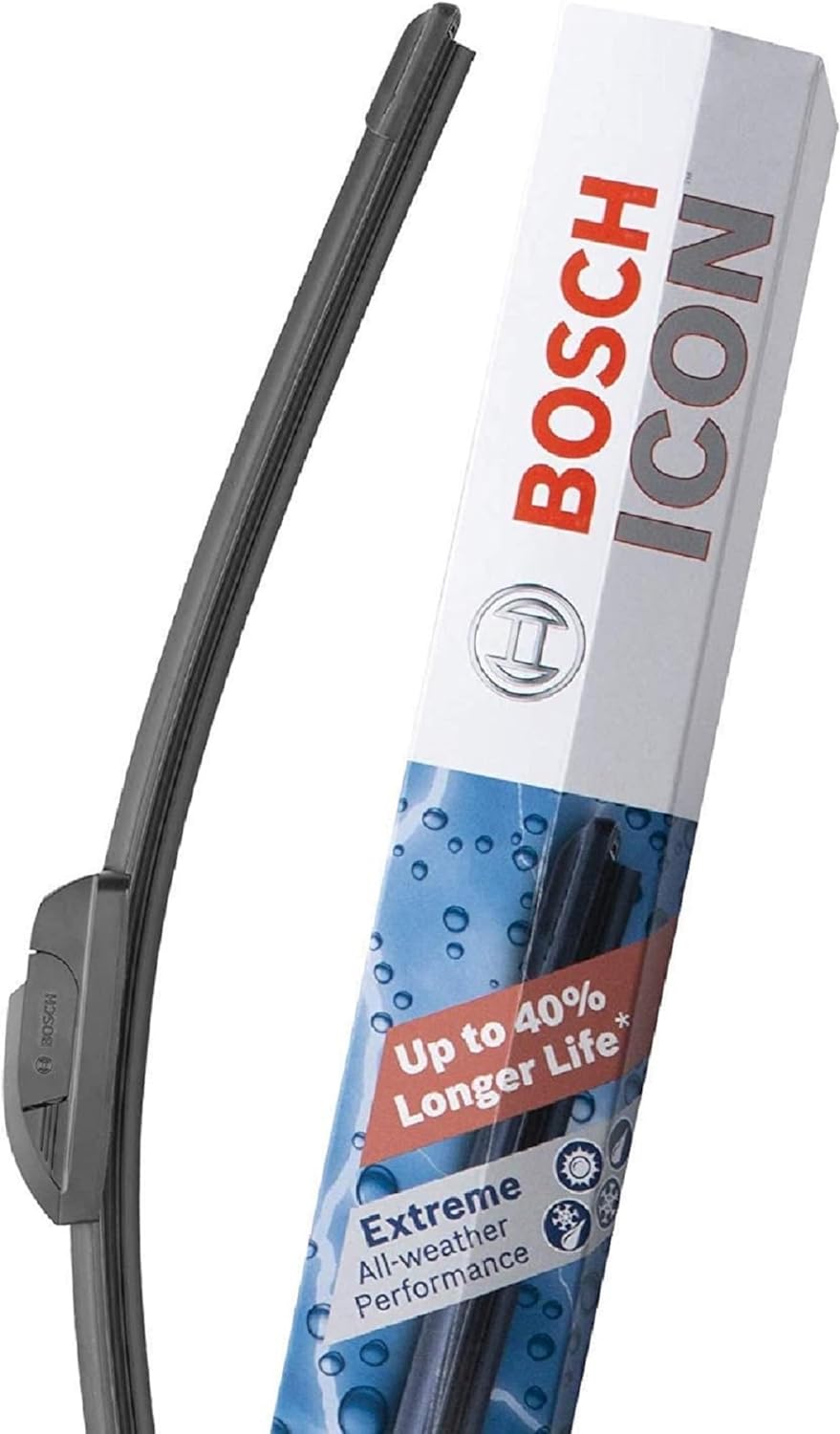 Highlights the product's extended lifespan, claiming up to 40% longer life compared to standard wipers. Emphasizes the wiper's ability to perform in extreme weather conditions, ensuring safety in…