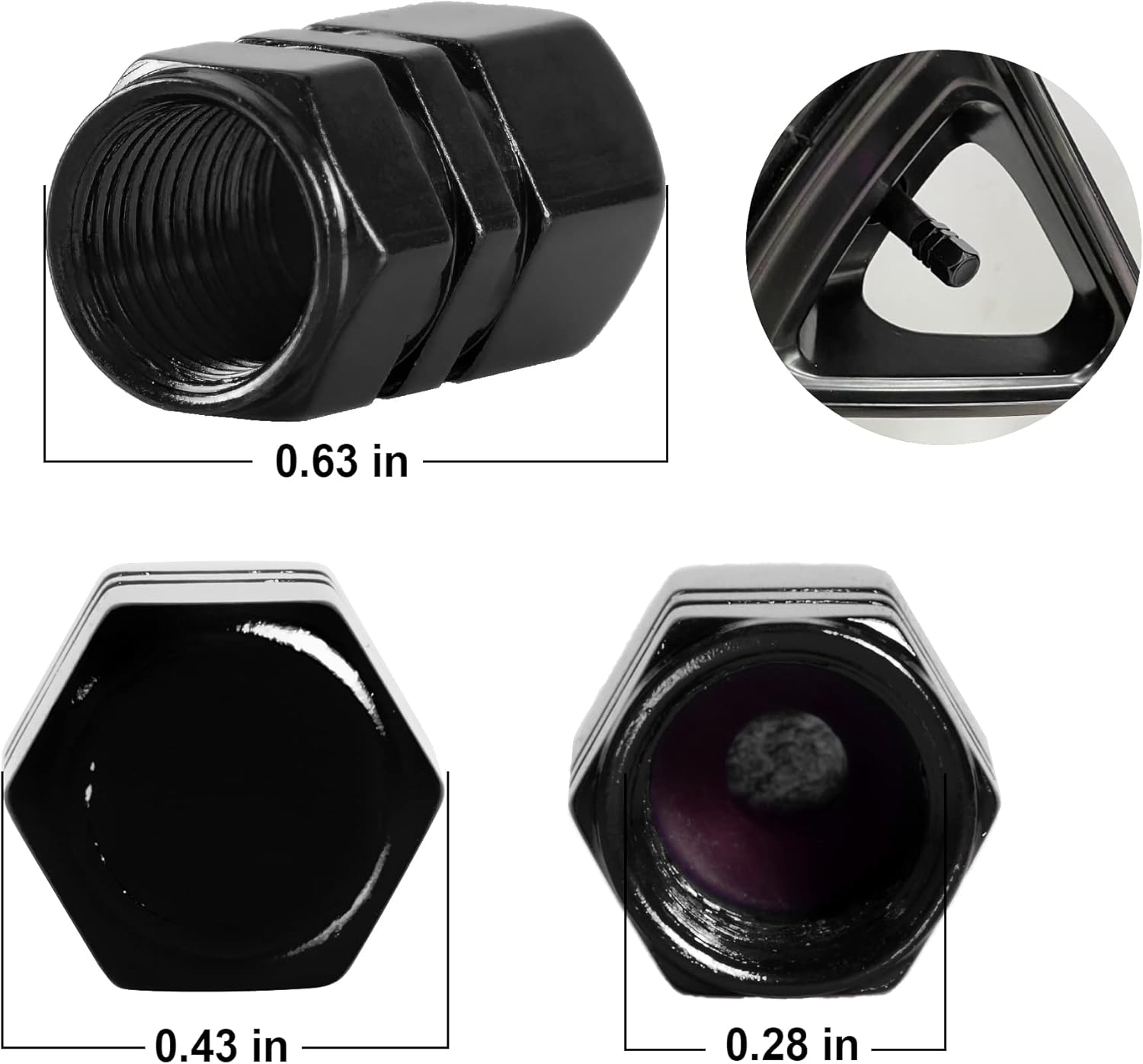 Provides exact measurements of the product to help customers understand its size and fit.
