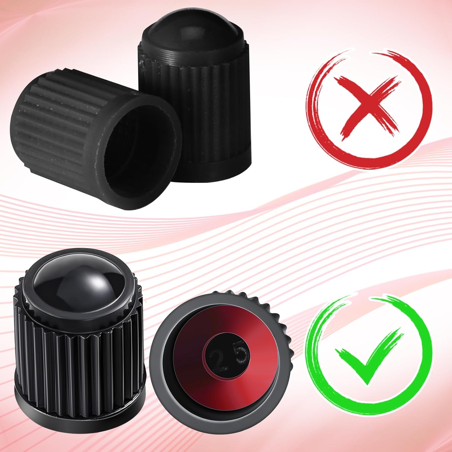 Compares the superior design and quality of the product against a generic alternative, highlighting the benefits of choosing this specific brand.