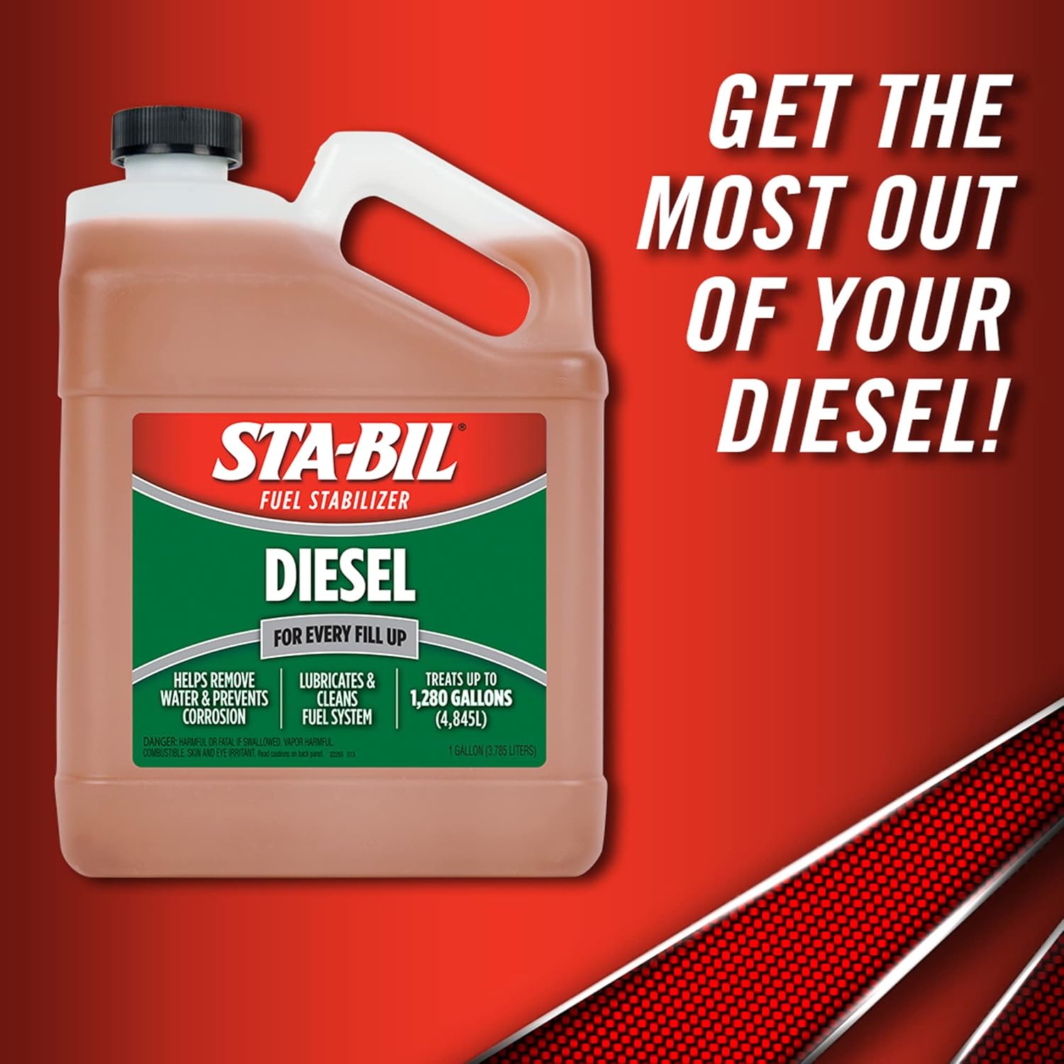 Emphasizes the product's ability to maximize diesel fuel efficiency, encouraging customers to get more value from their fuel purchases.