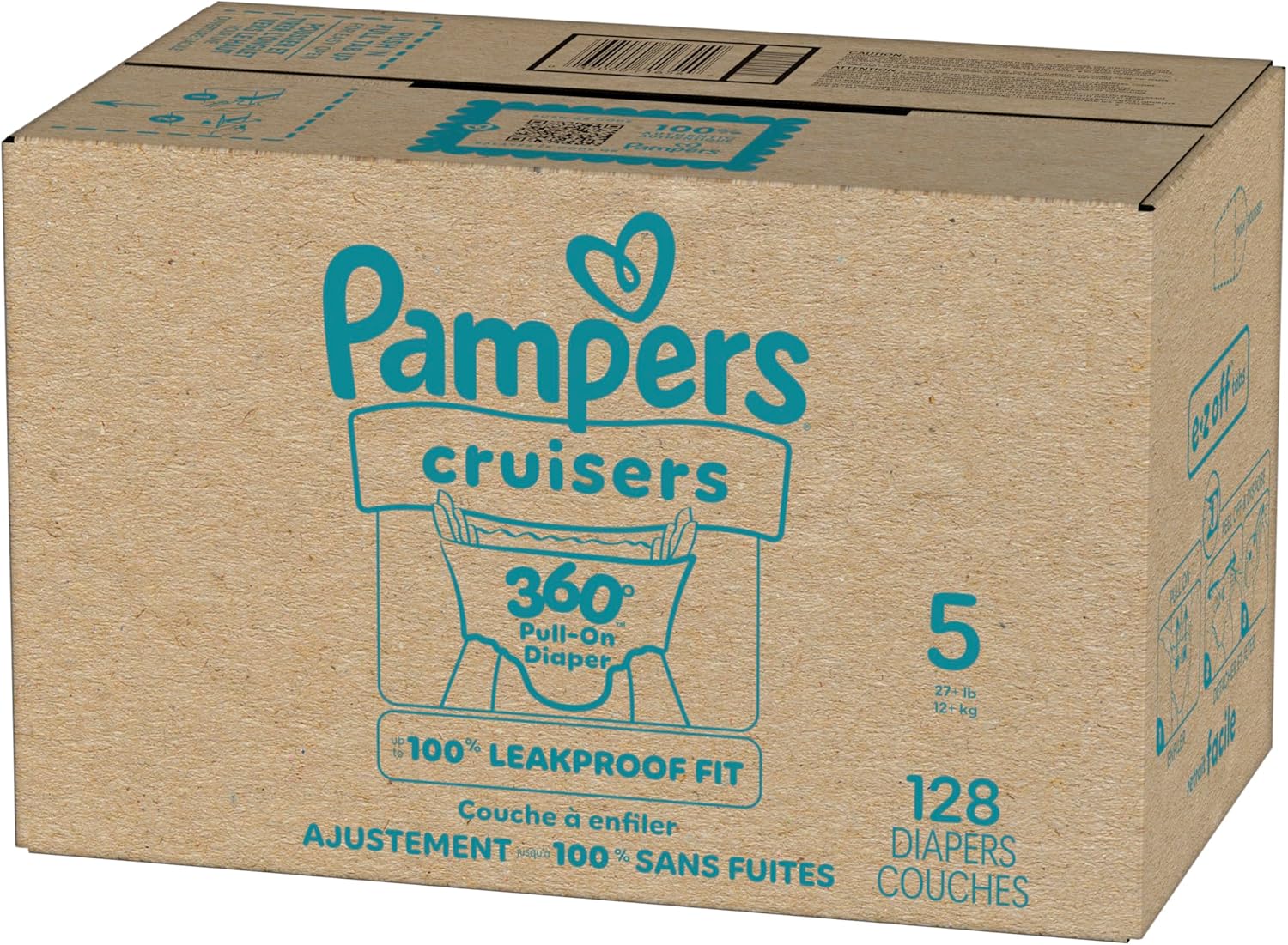Highlights the product's 100% leakproof fit to reassure parents about the diaper's effectiveness in preventing leaks.