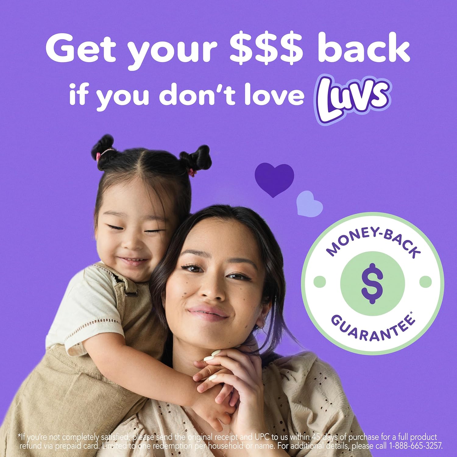 Highlights the brand's confidence in their product by offering a money-back guarantee, reducing the risk for potential customers.