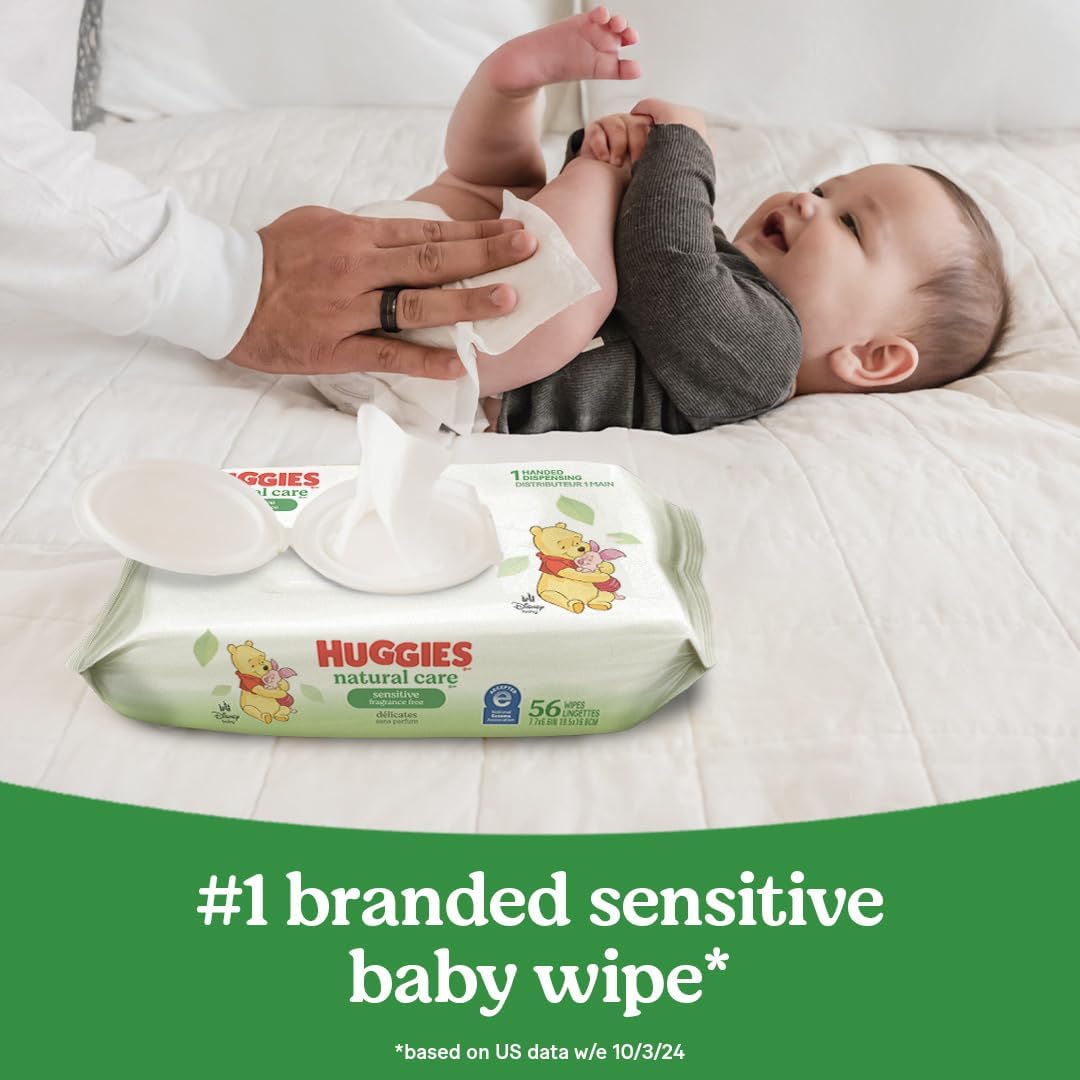 Huggies Natural Care Sensitive Baby Wipes: Infographics