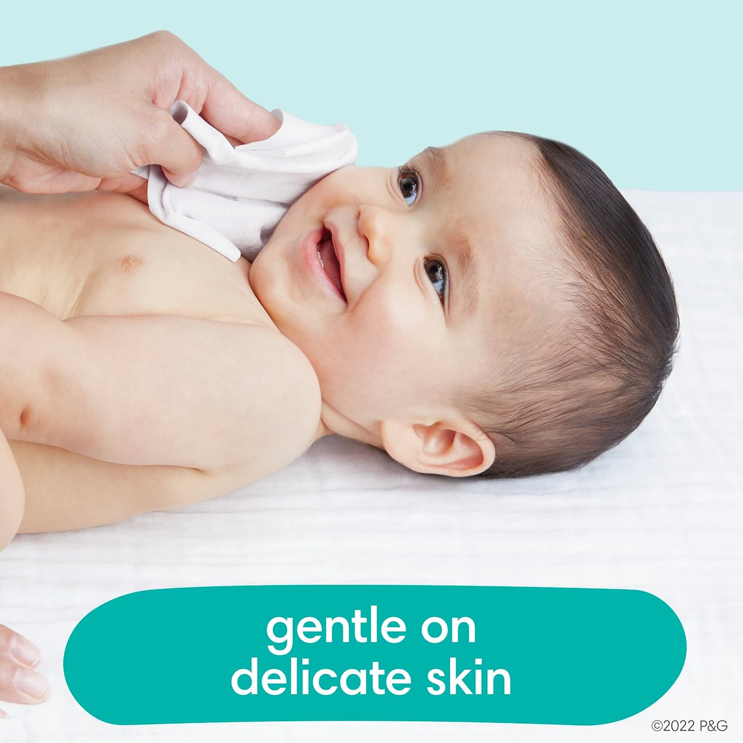 Emphasizes that the product is gentle and safe for a baby's delicate skin, reassuring parents about its suitability for infants.