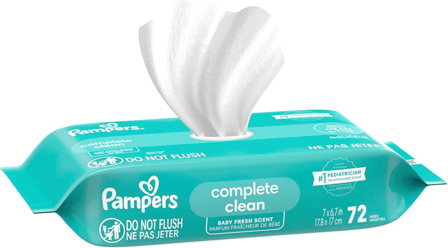 Emphasizes the important safety instruction not to flush the wipes, preventing potential plumbing issues.